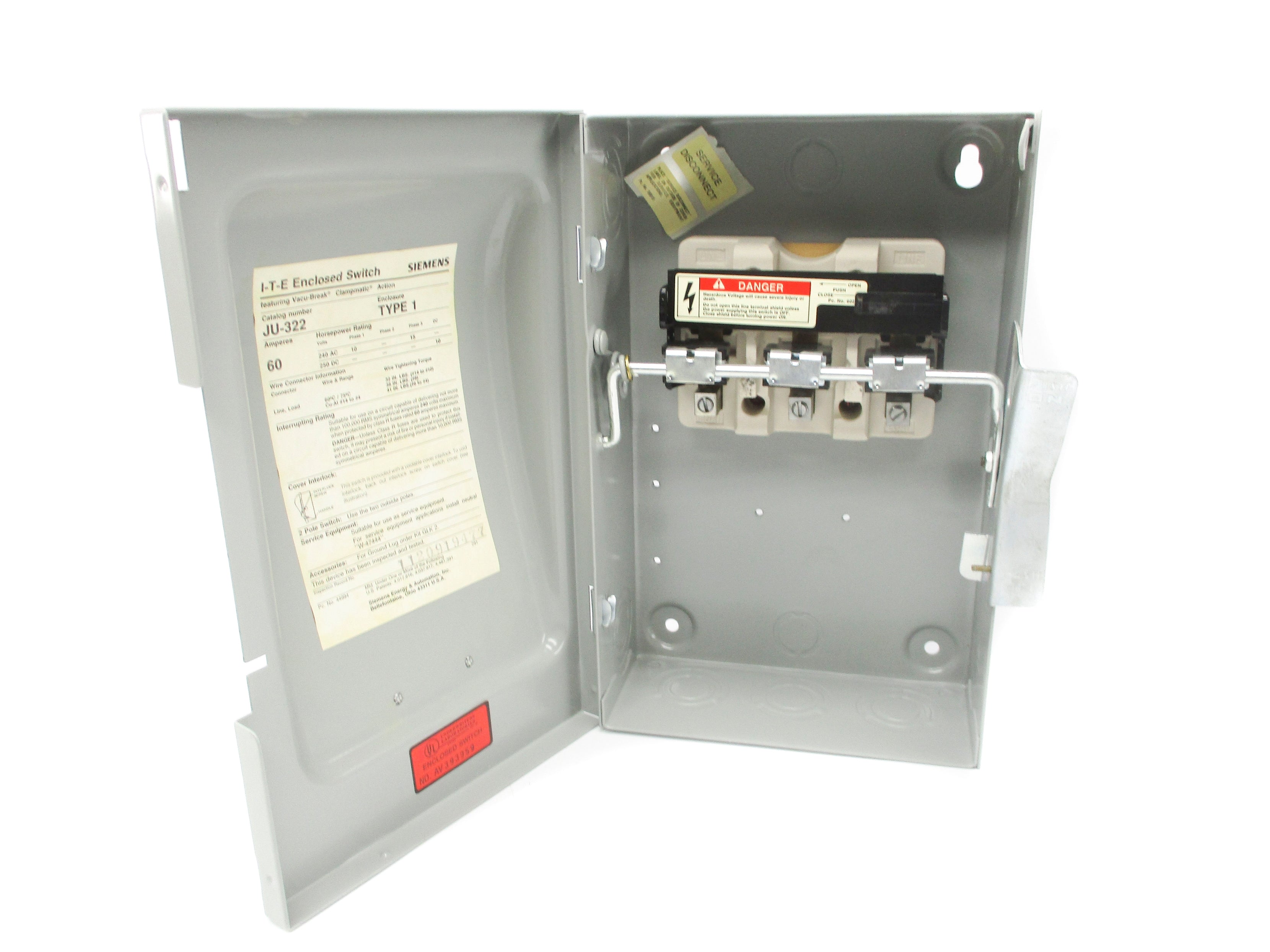 SIEMENS JU-322 NSNP