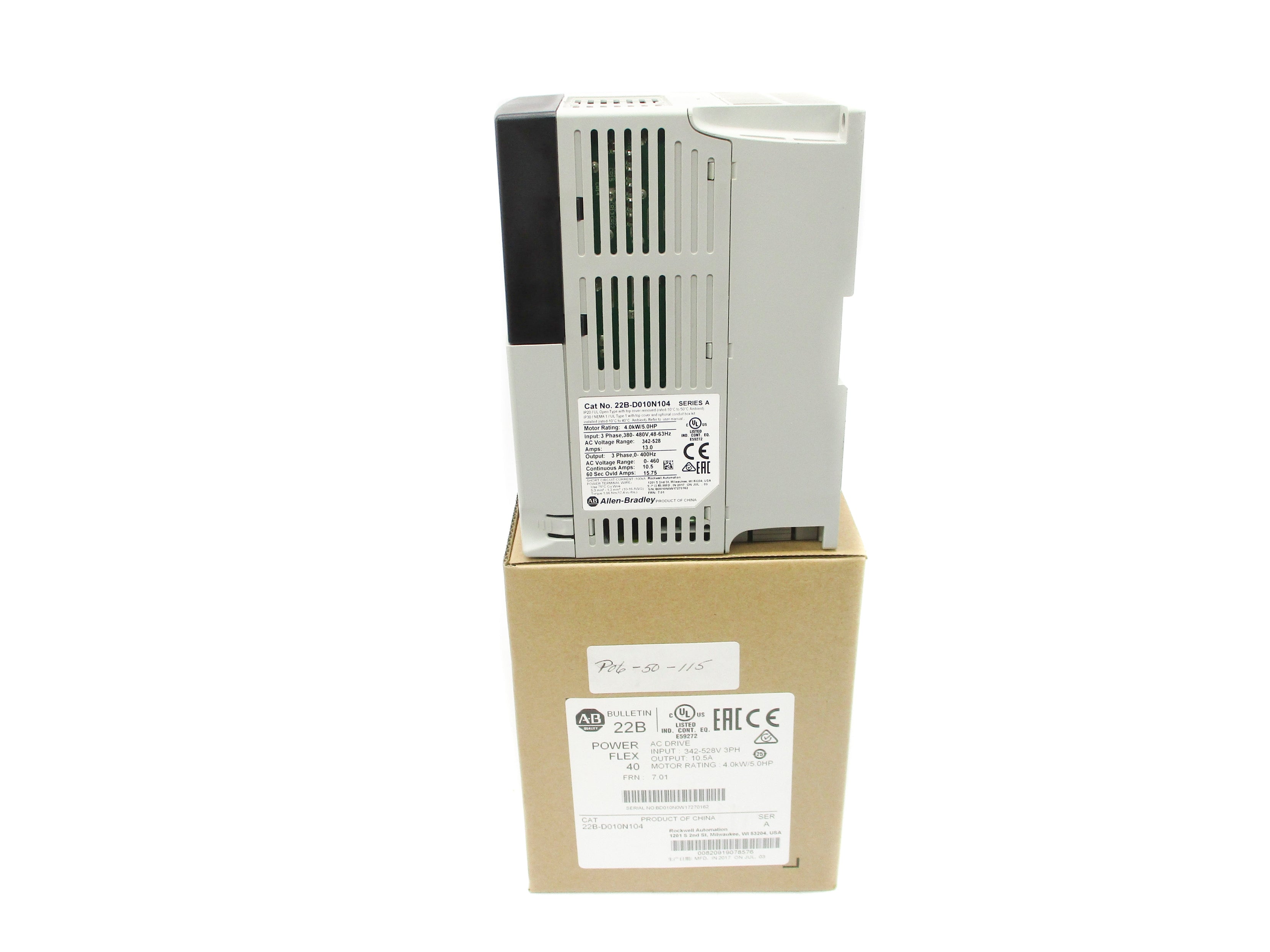 ALLEN BRADLEY 22B-D010N104 SER. A F/W 7.01 NSMP