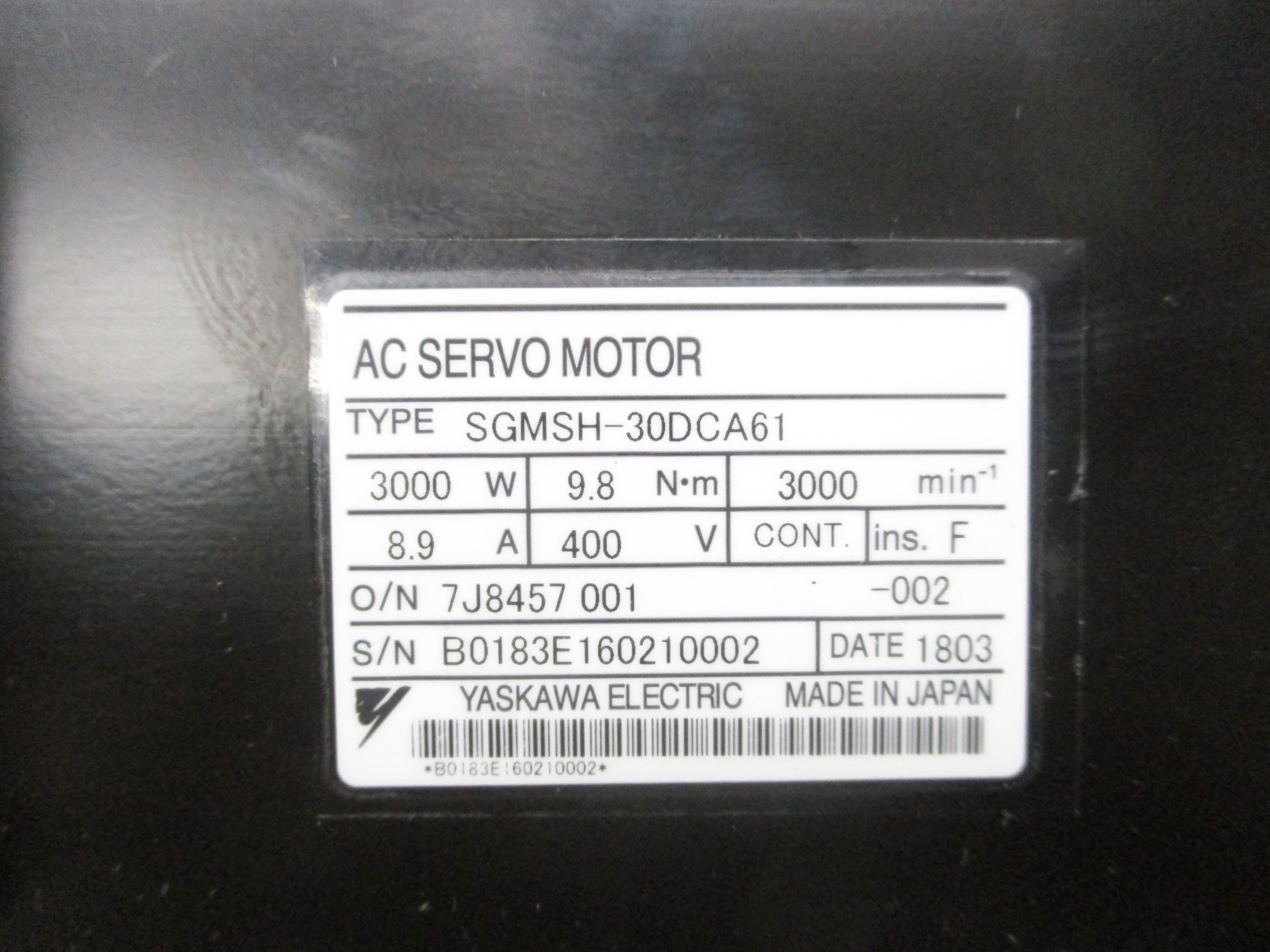 YASKAWA SGMSH-30DCA61 NSMP