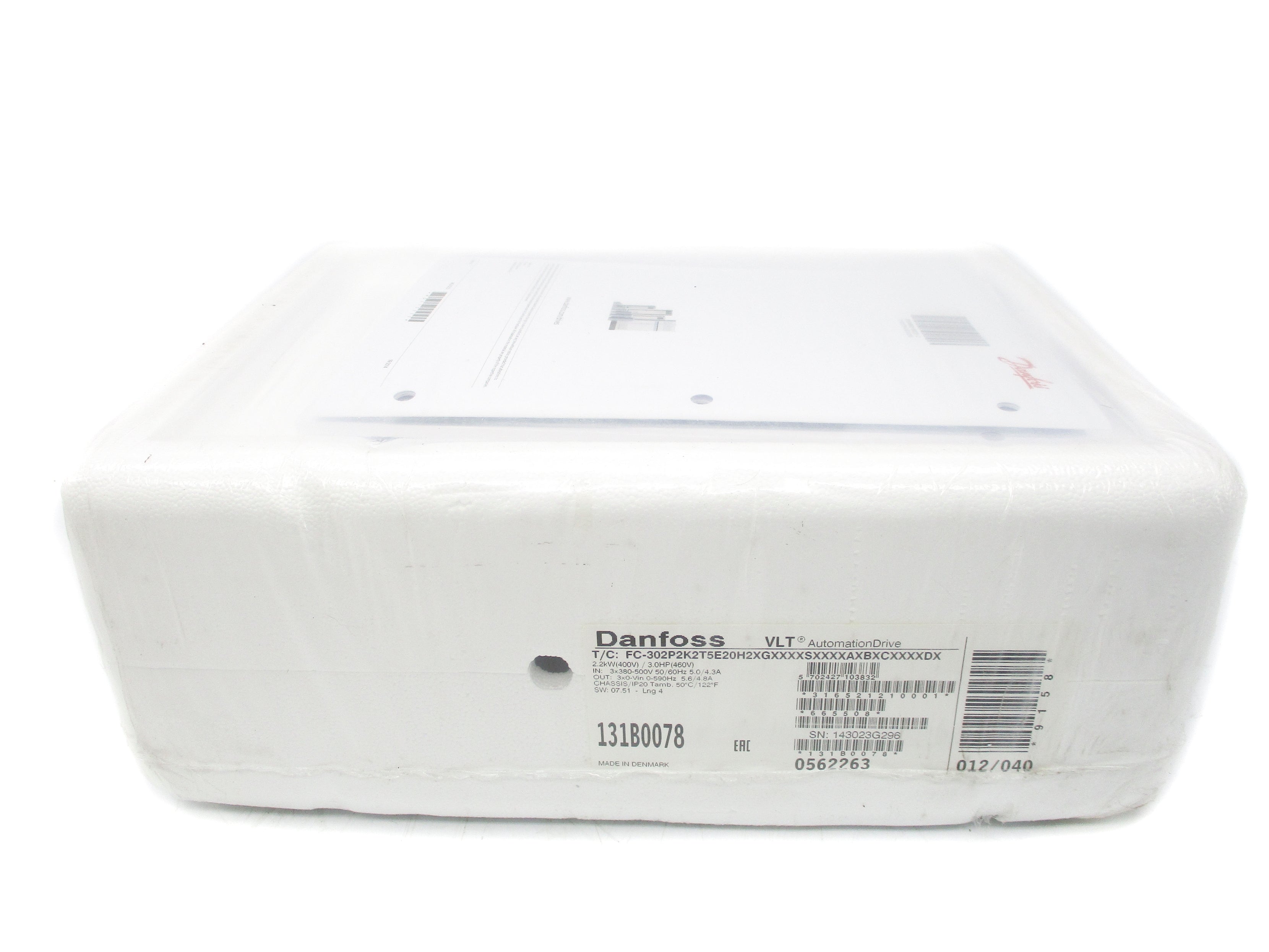 DANFOSS FC-302P2K2T5E20H2XGXXXXSXXXXAXBXCXXXXDX NSFS