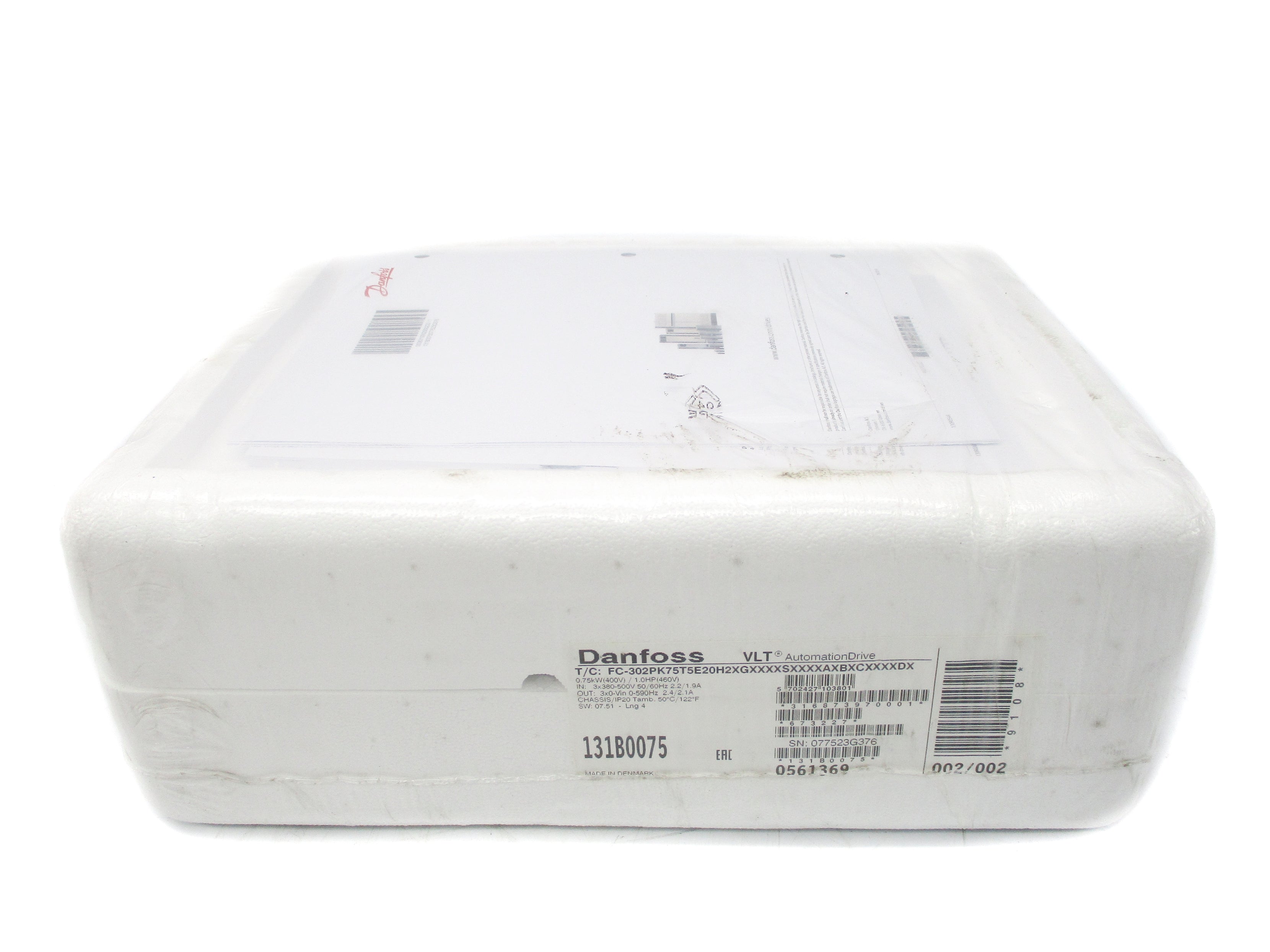 DANFOSS FC-302PK75T5E20H2XGXXXXSXXXXAXBXCXXXXDX NSFS