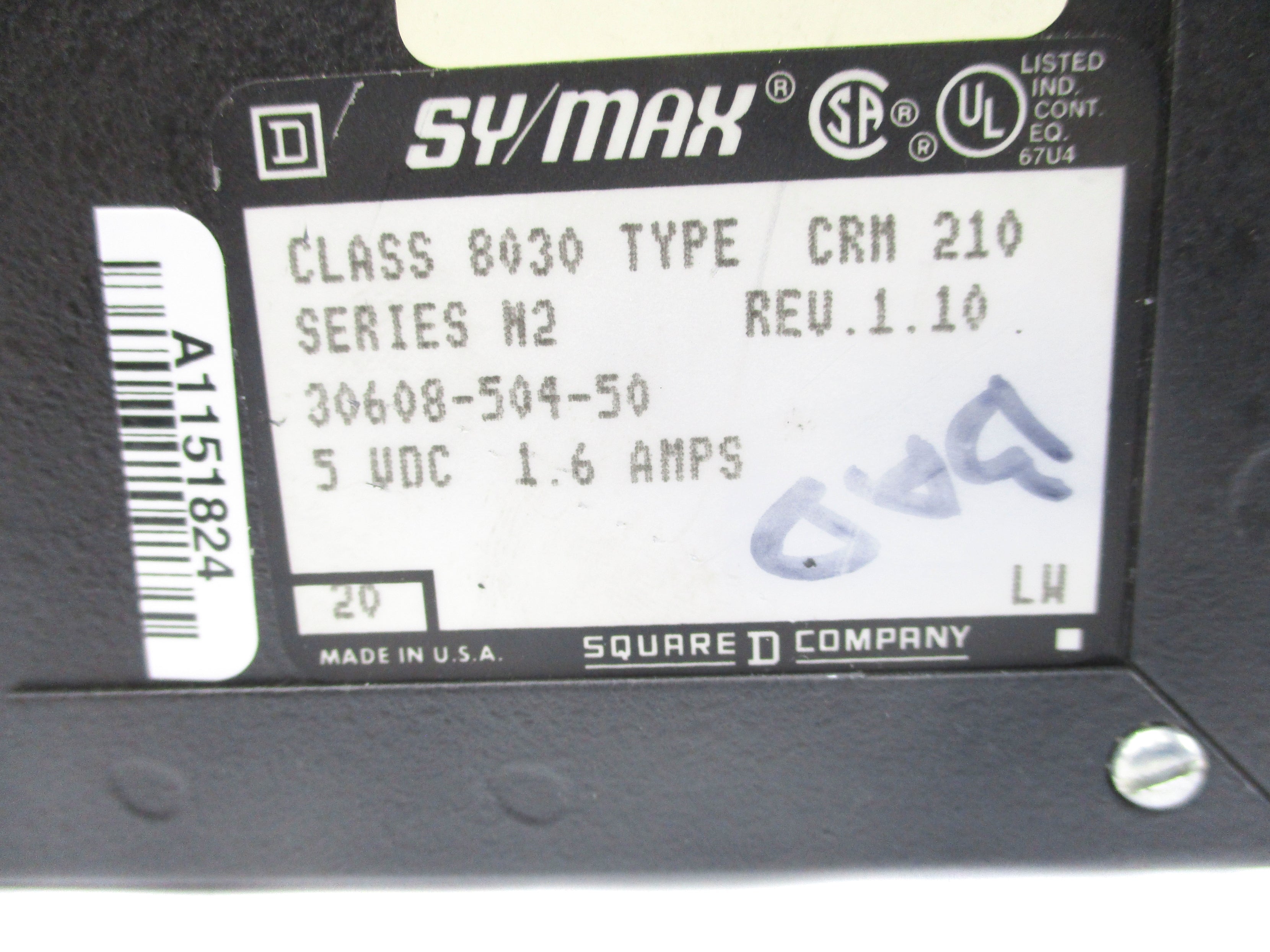SCHNEIDER ELECTRIC 8030CRM210 SER. H2 NSMP