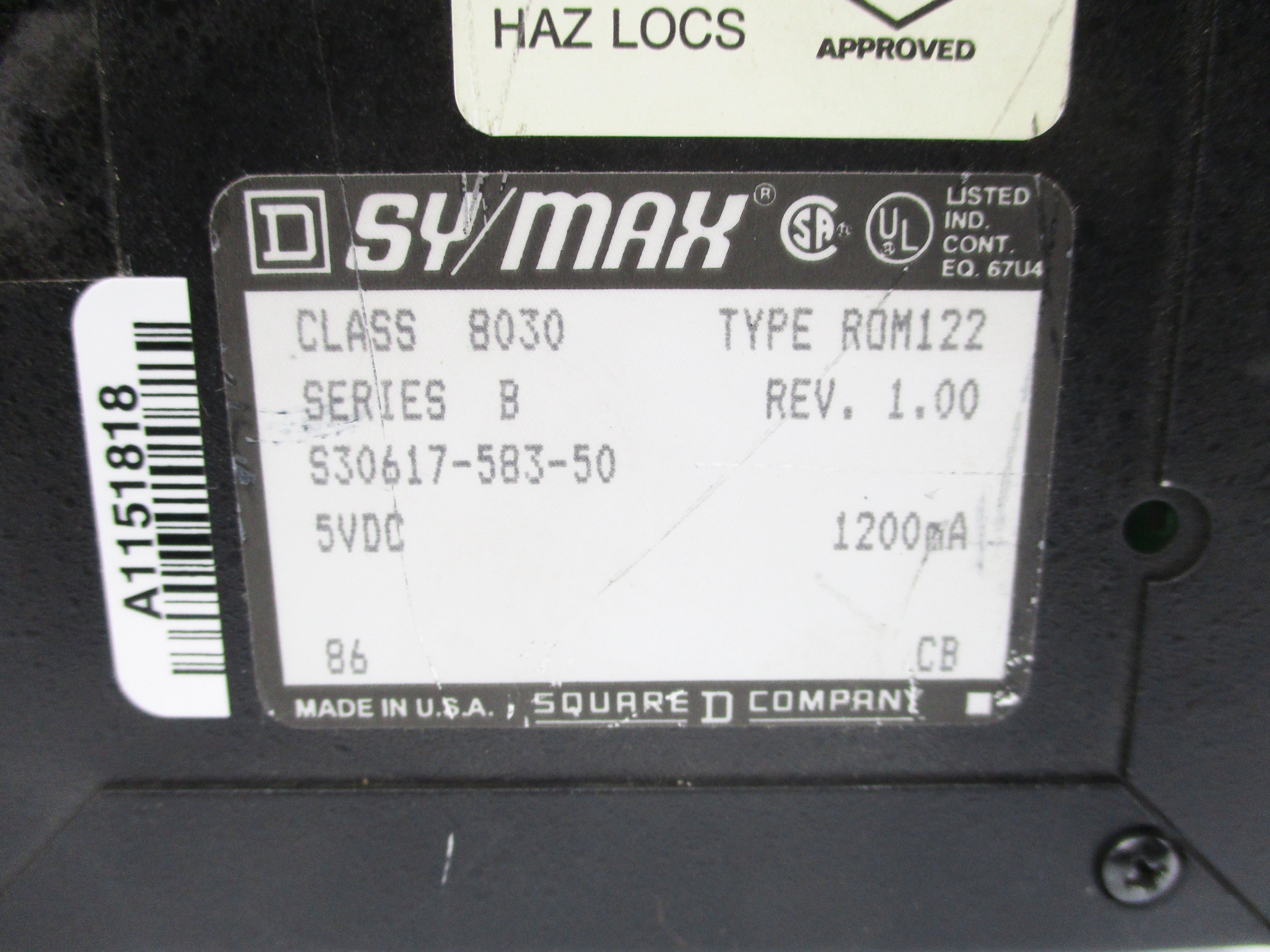 SCHNEIDER ELECTRIC 8030ROM122 SER. B NSMP