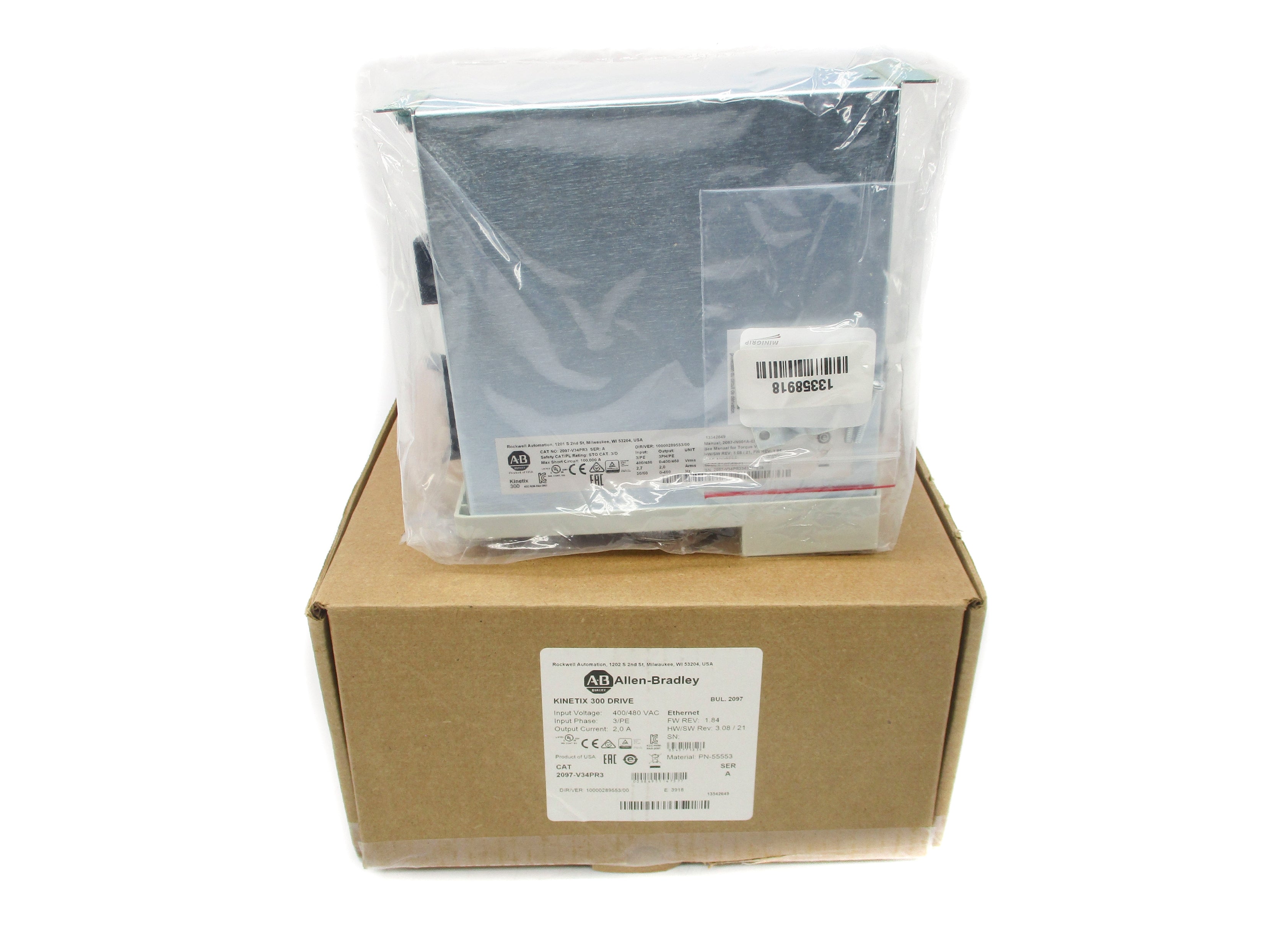 ALLEN BRADLEY 2097-V34PR3 SER. A F/W 1.84 NSMP