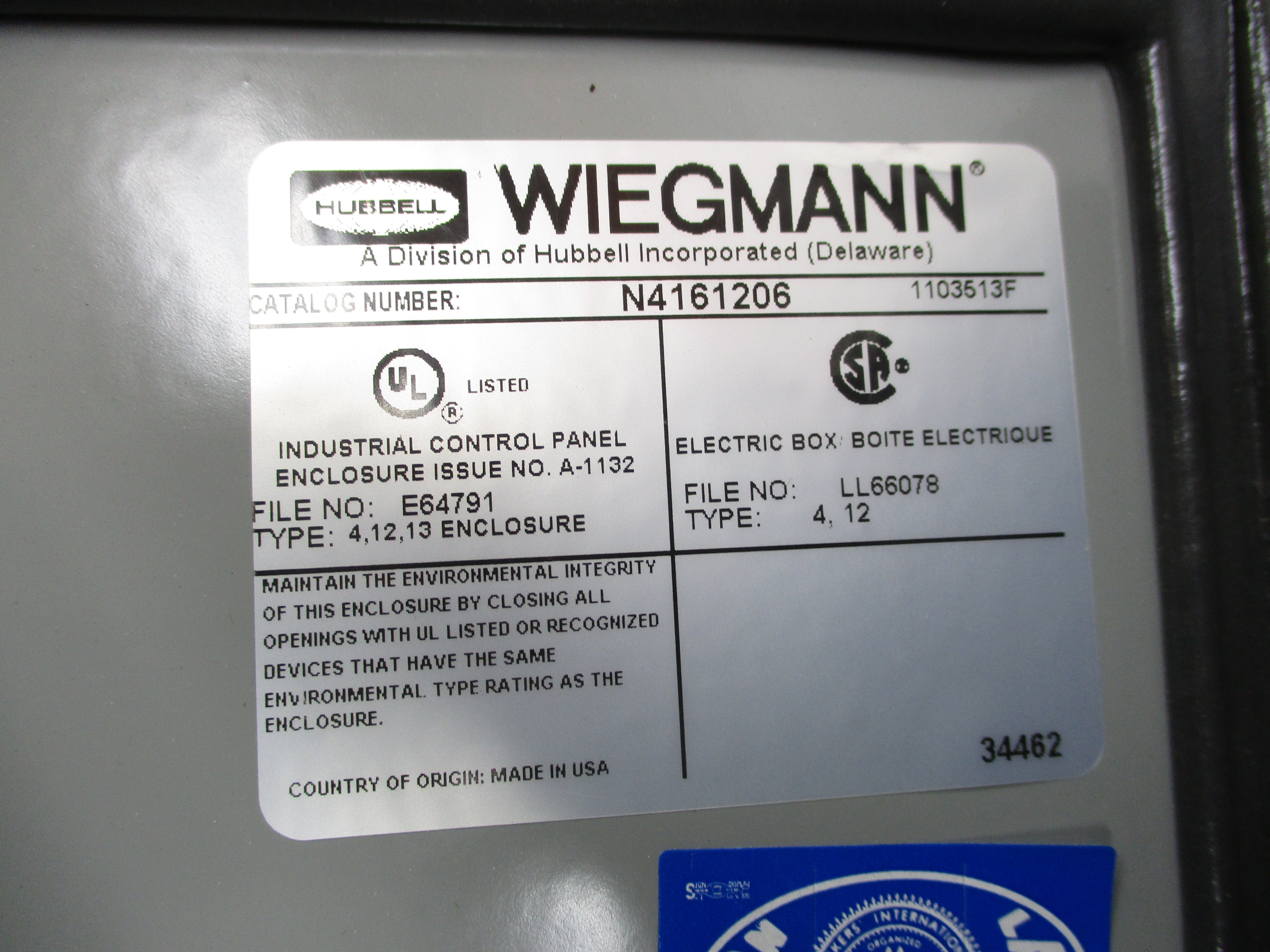 WIEGMANN N4161206 NSNP
