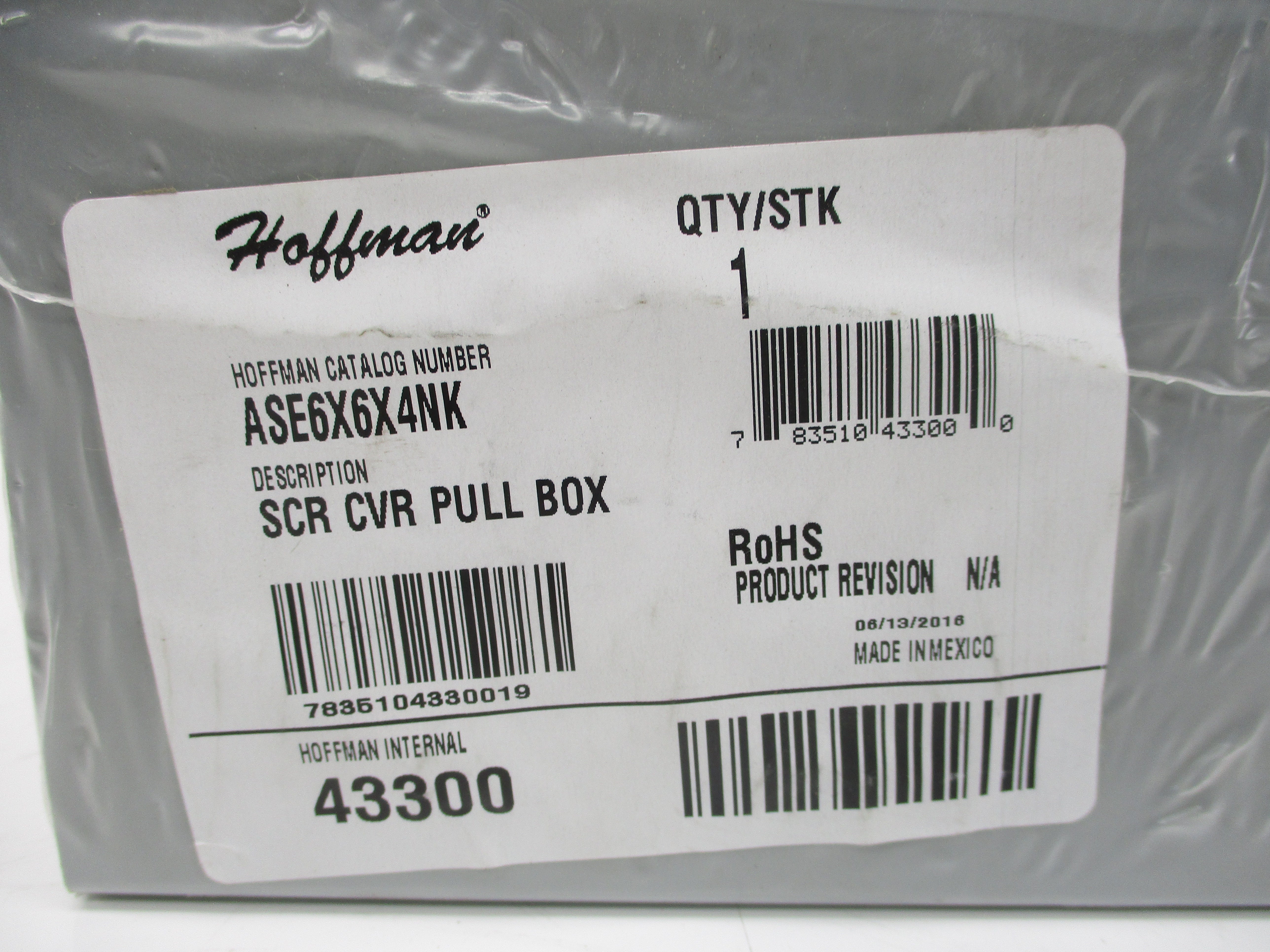 HOFFMAN ASE6X6X4NK NSNP