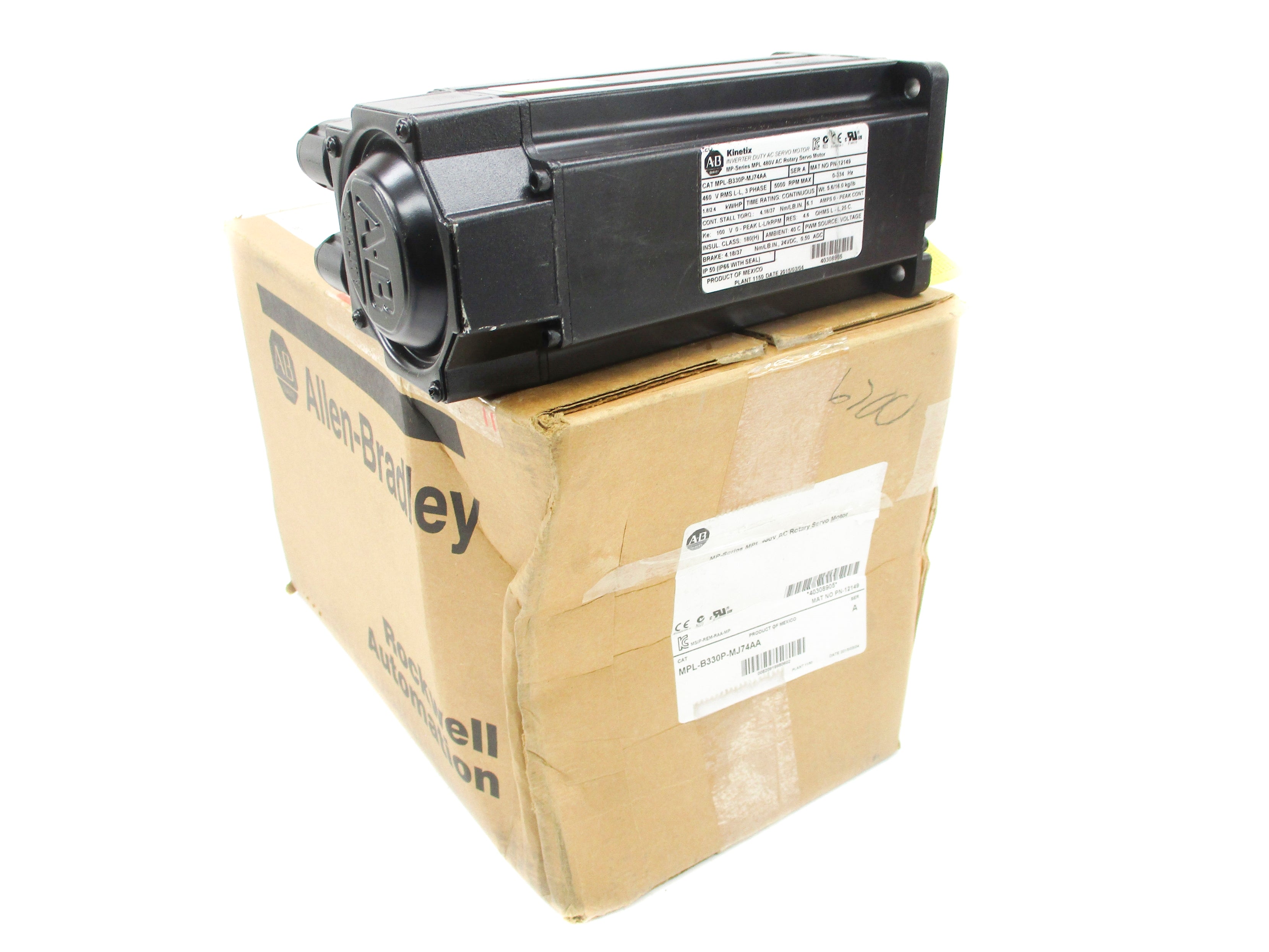 ALLEN BRADLEY MPL-B330P-MJ74AA SER. A NSMP