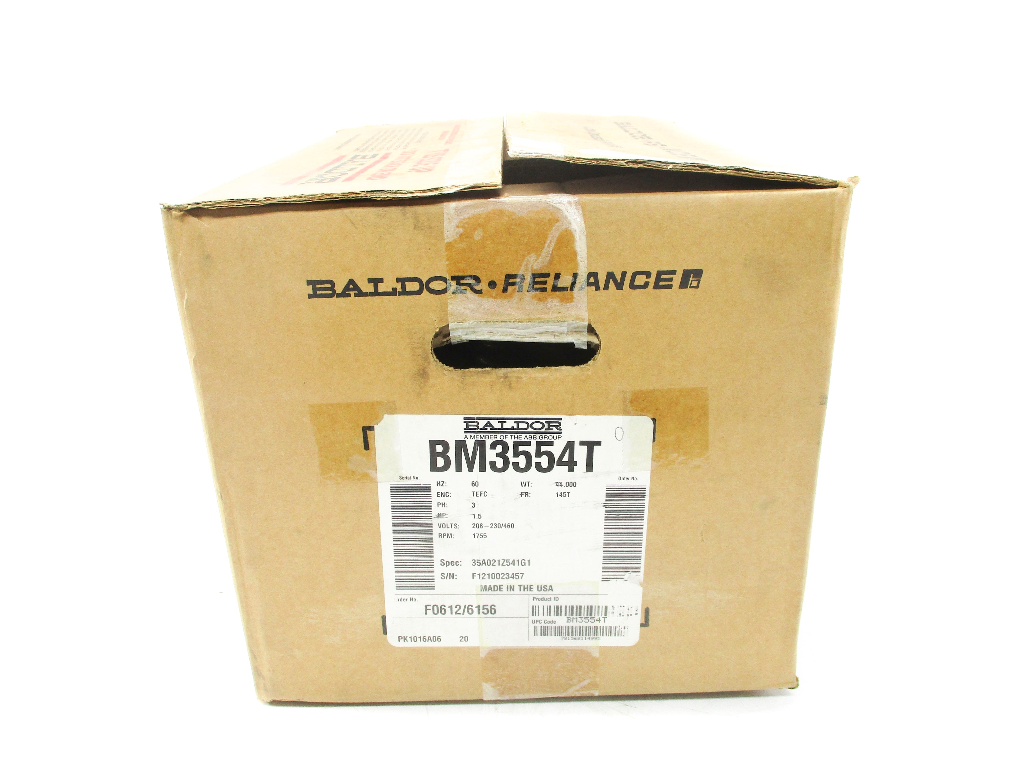 BALDOR BM3554T 1755RPM NSMP