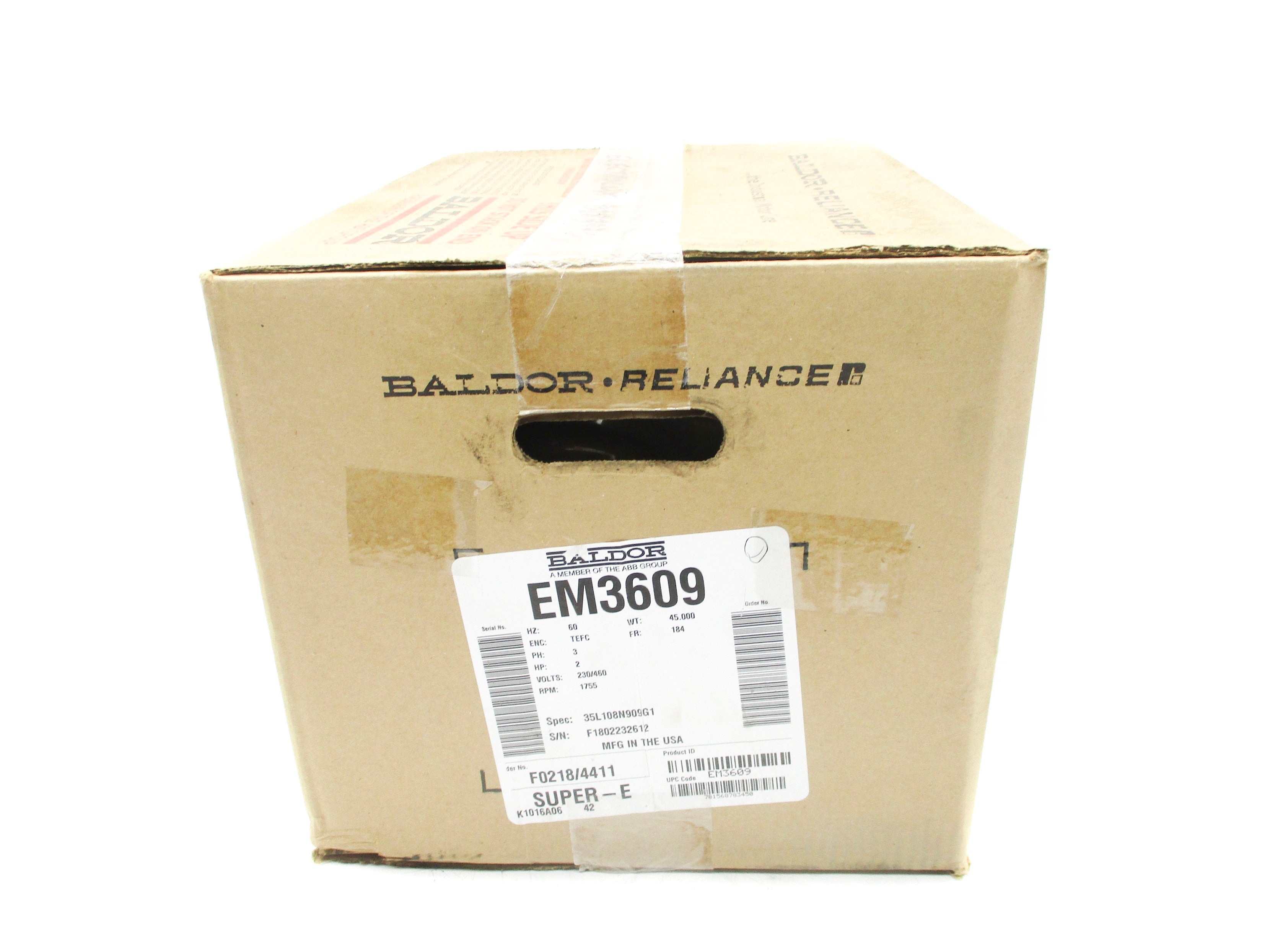 BALDOR EM3609 NSMP