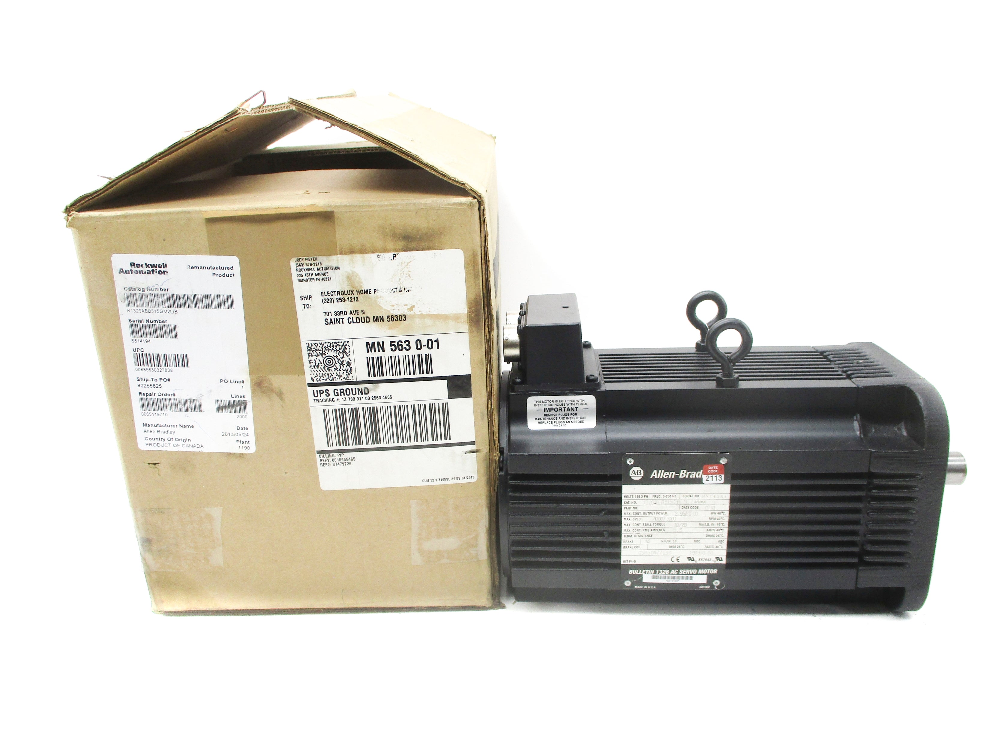 ALLEN BRADLEY 1326AB-B515G-M2L SER. B REMAN