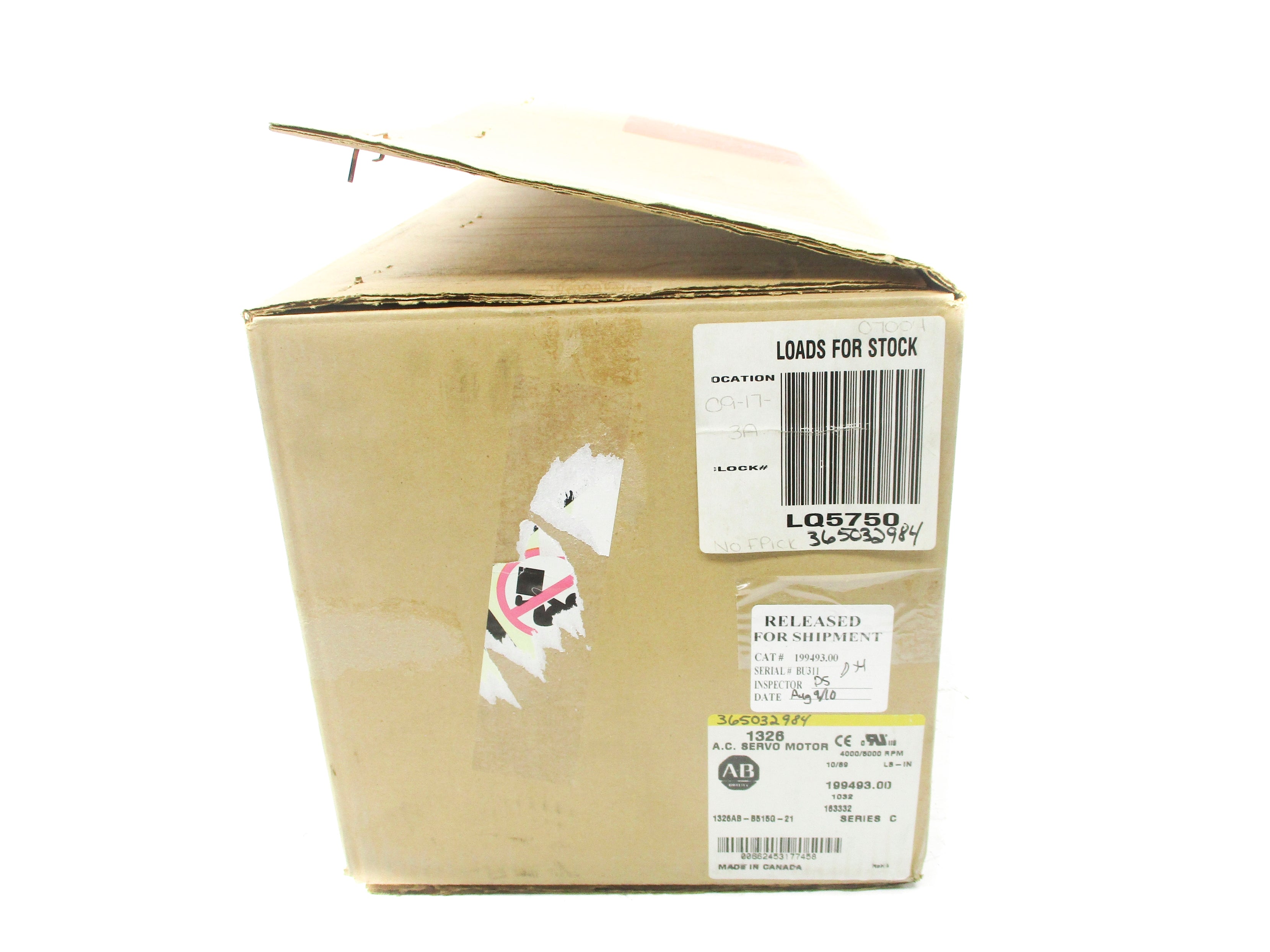 ALLEN BRADLEY 1326AB-B515G-21 SER. C NSMP