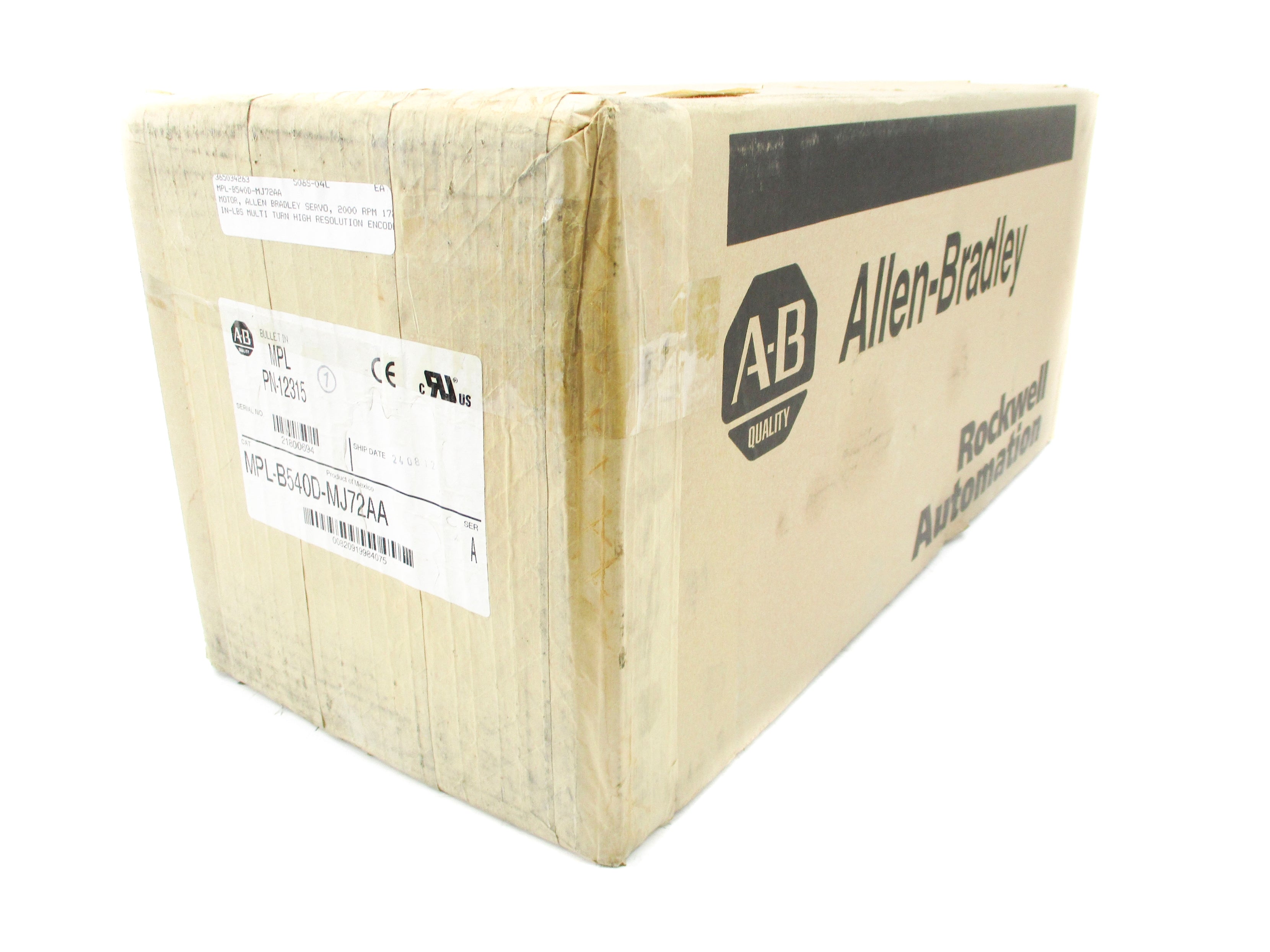 ALLEN BRADLEY MPL-B540D-MJ72AA SER. A NSFS