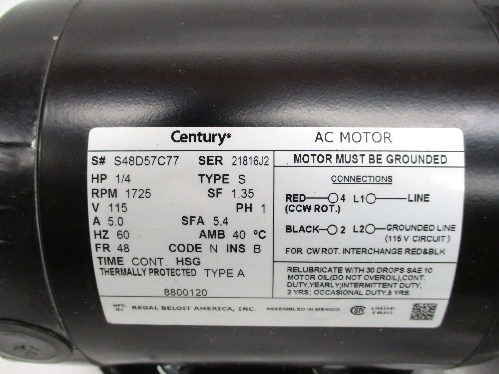 CENTURY S84D57C77 NSNP