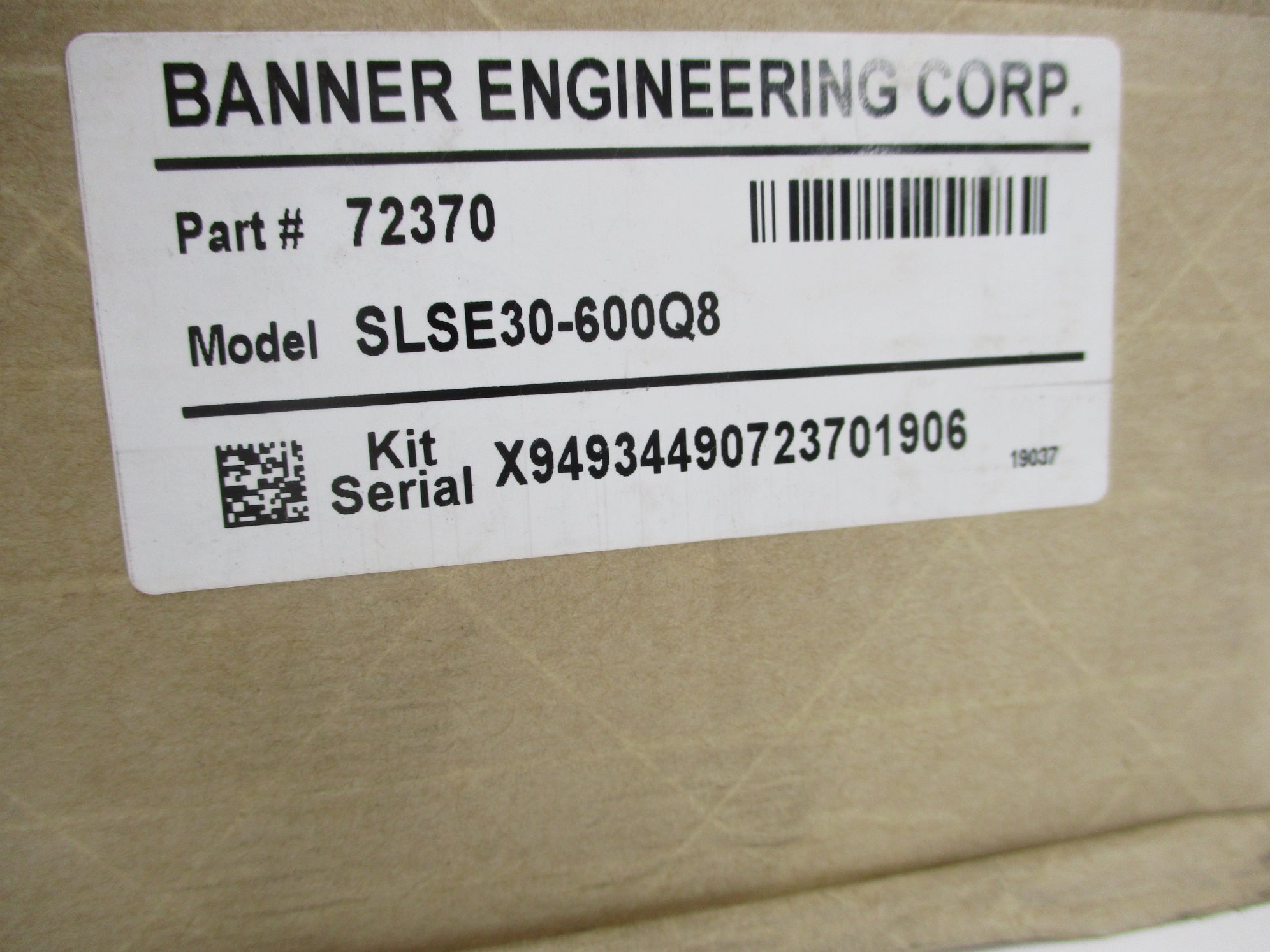 BANNER ENGINEERING SLSE30-600Q8 72370 NSFS