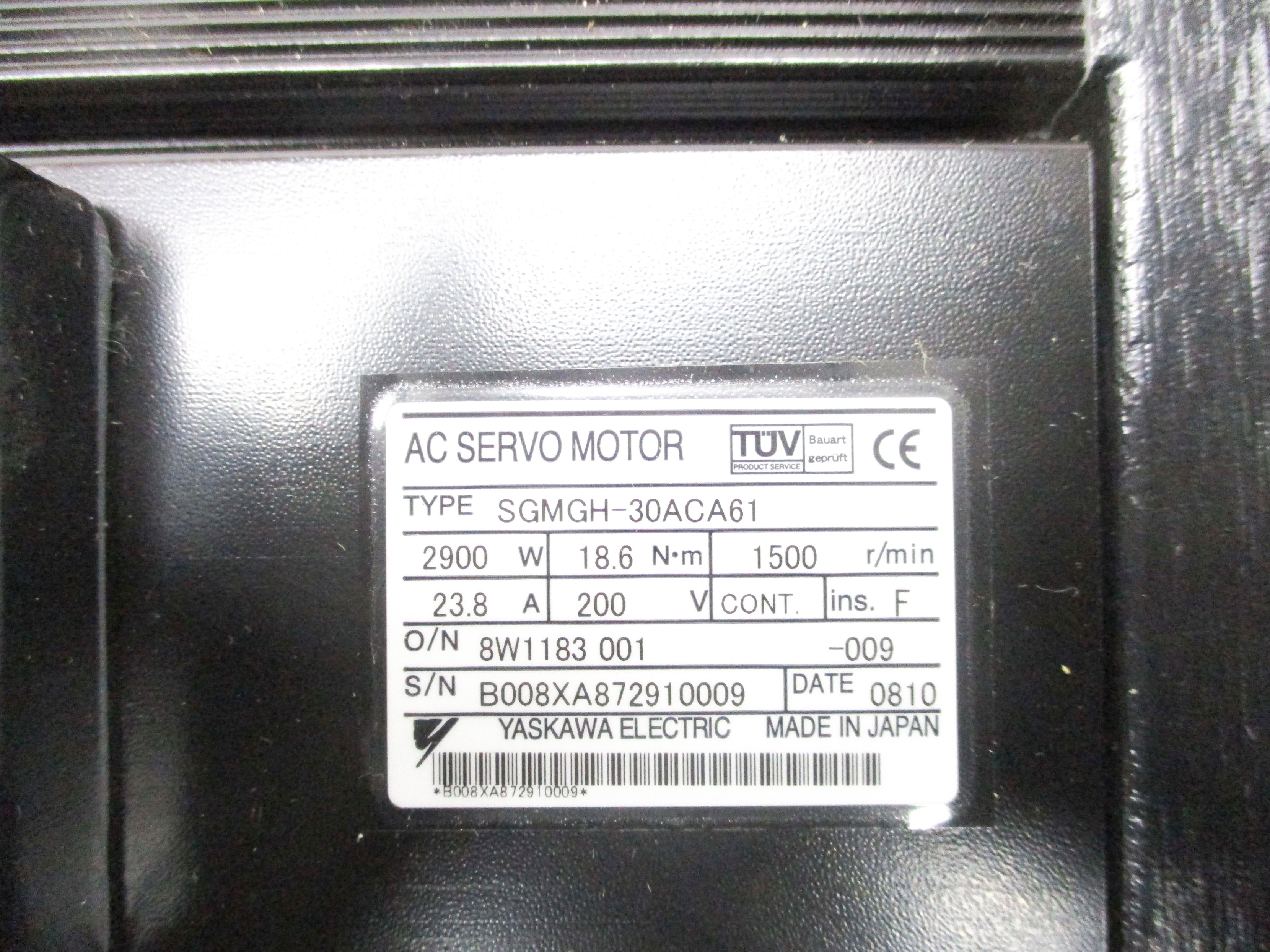 YASKAWA SGMGH-30ACA61 NSNP
