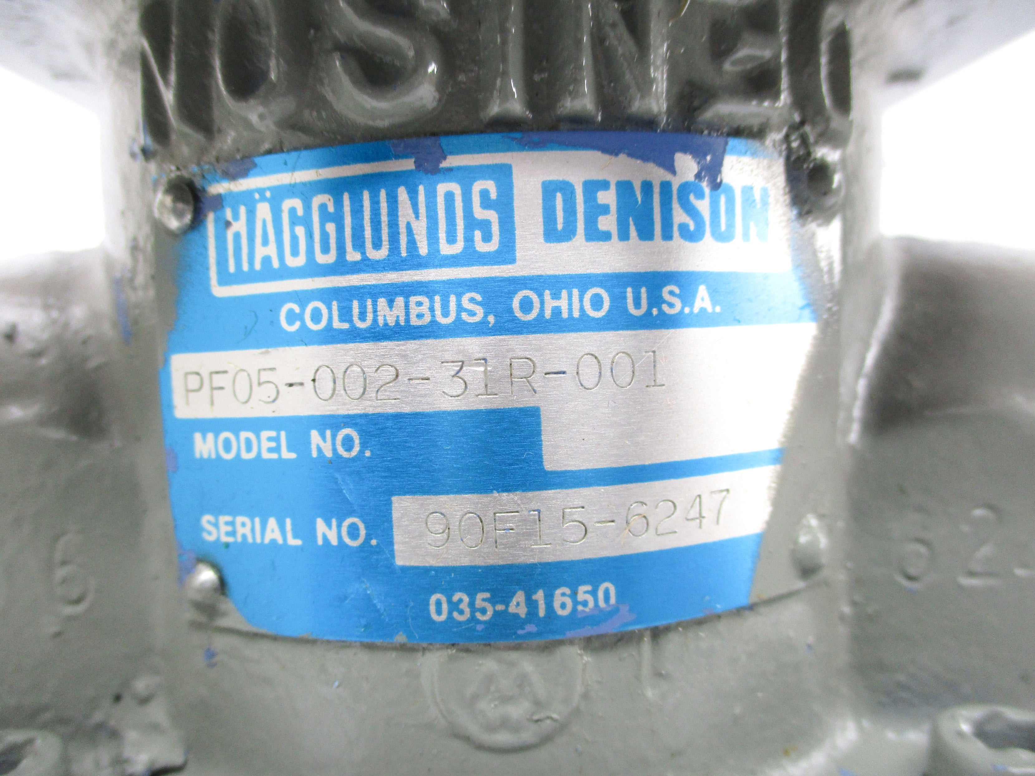 DENISON PF05-002-31R-001 NSNP