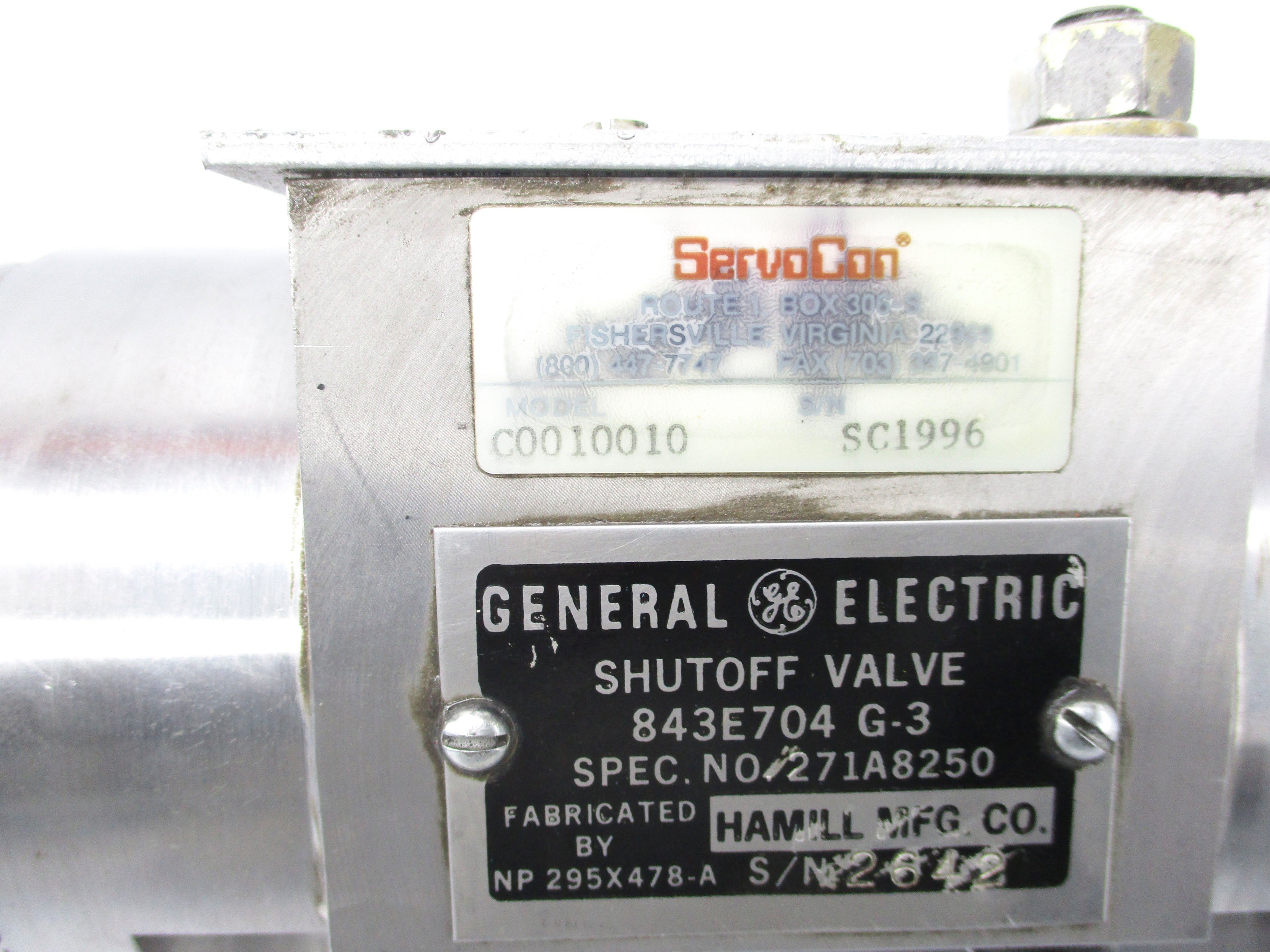 GENERAL ELECTRIC 843E704G-3 UNMP