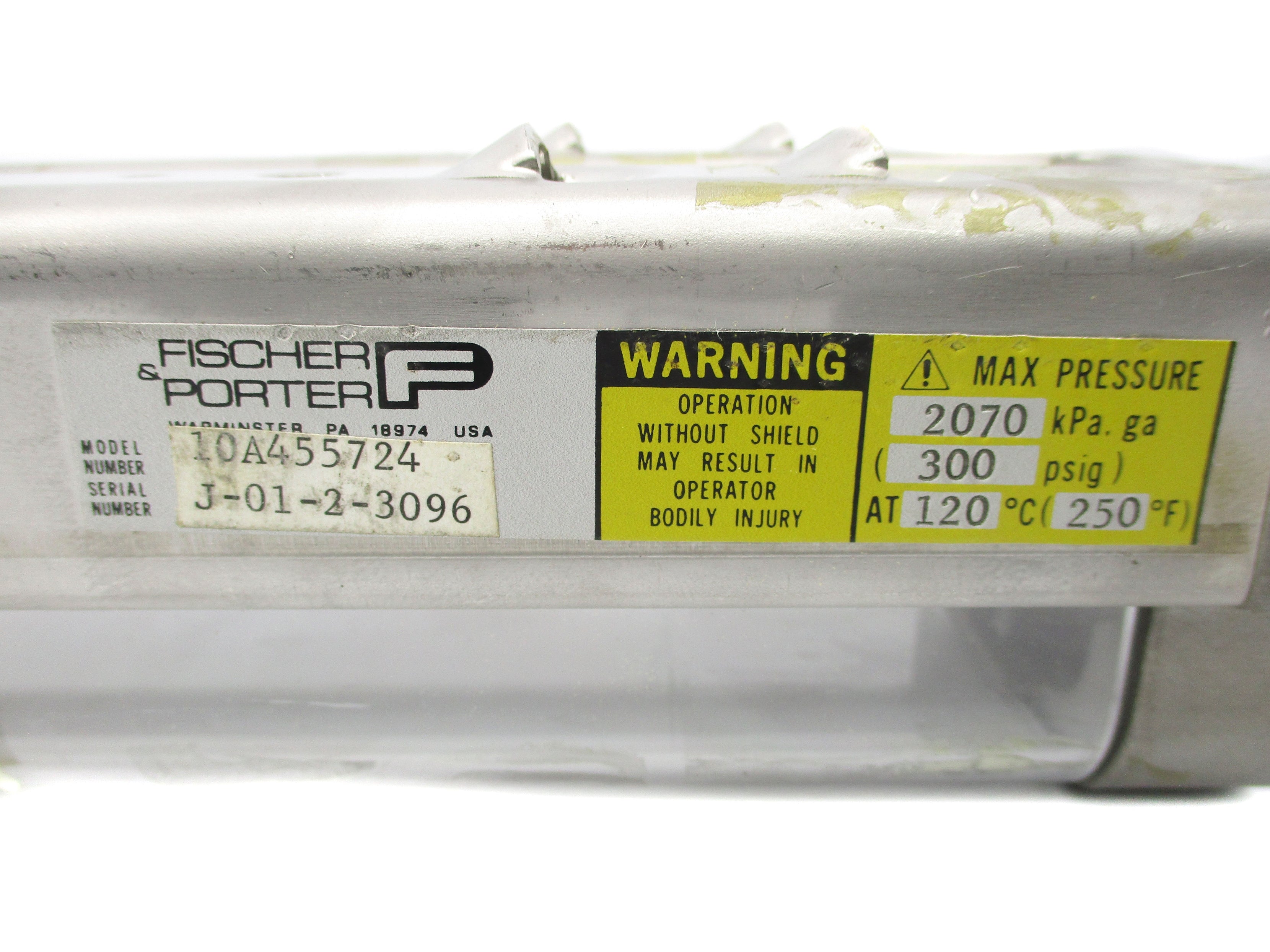 FISCHER PORTER 10A455724 300PSI UNMP
