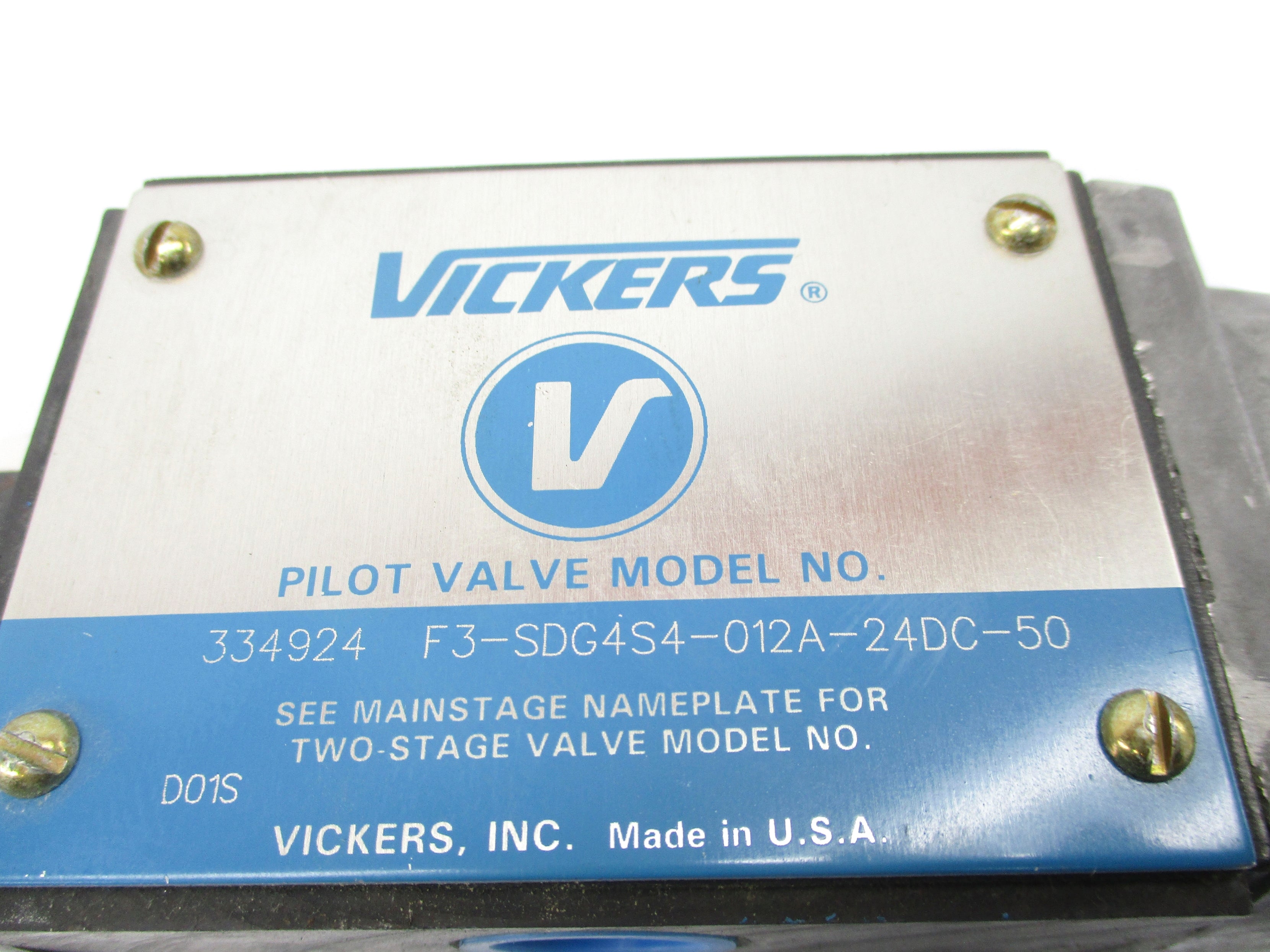 VICKERS F3-SDG4S4-012A-24DC-50 NSNP