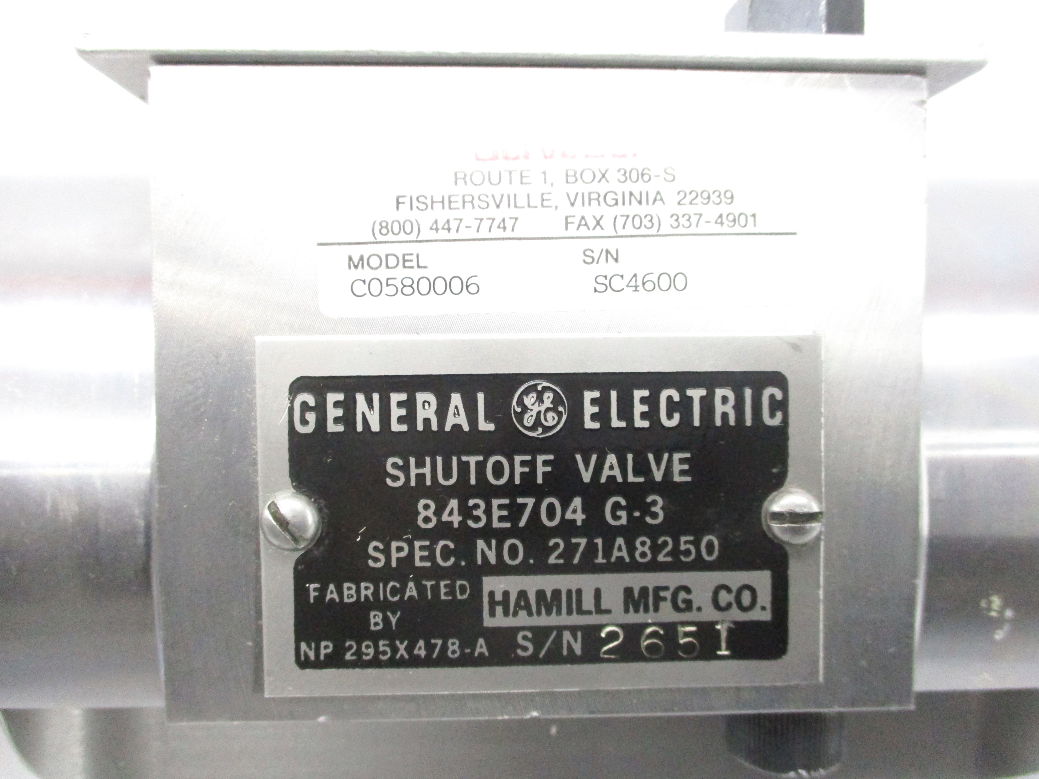 GENERAL ELECTRIC 843E704G-3 NSNP