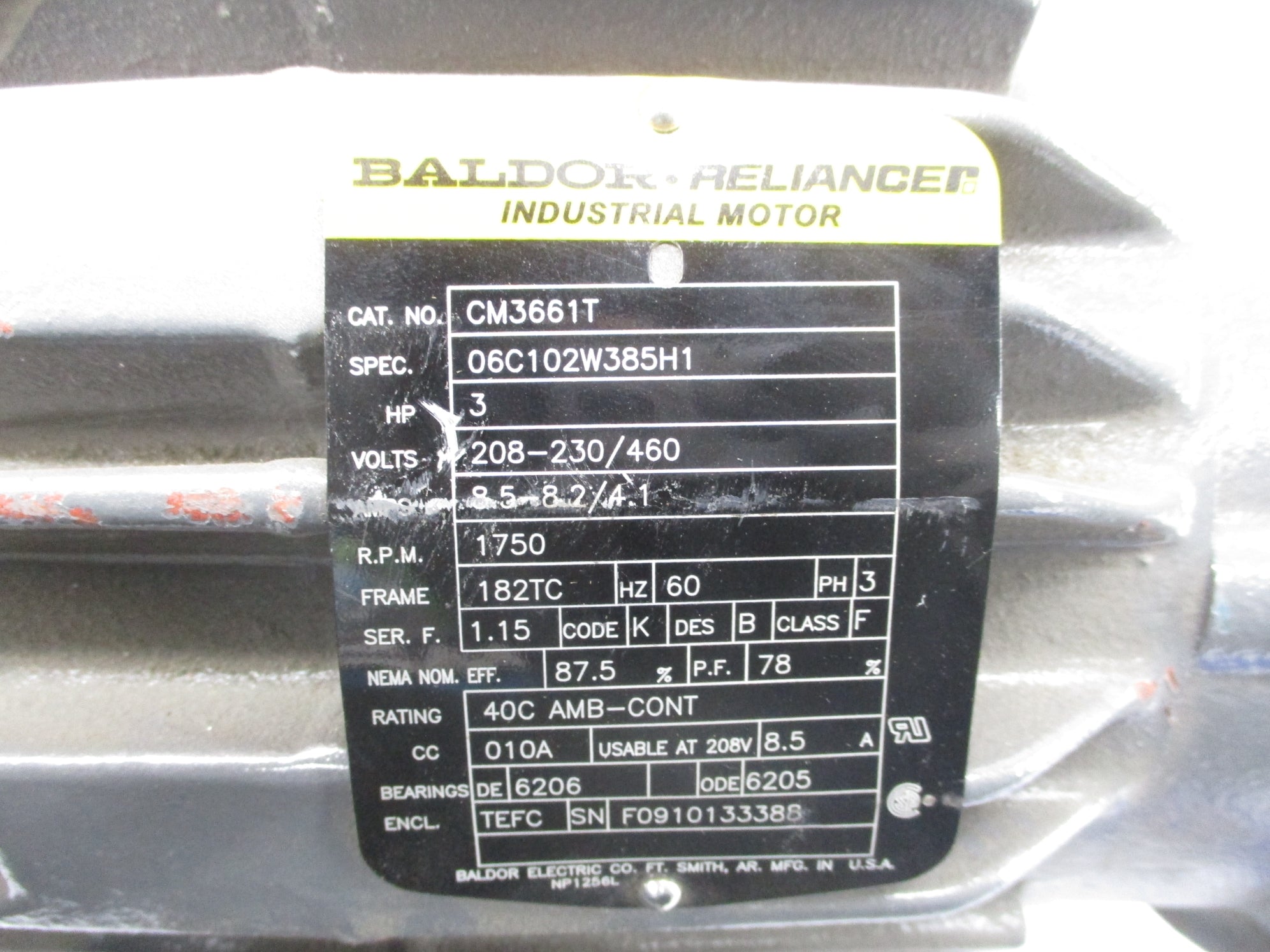 BALDOR CM3661T NSNP