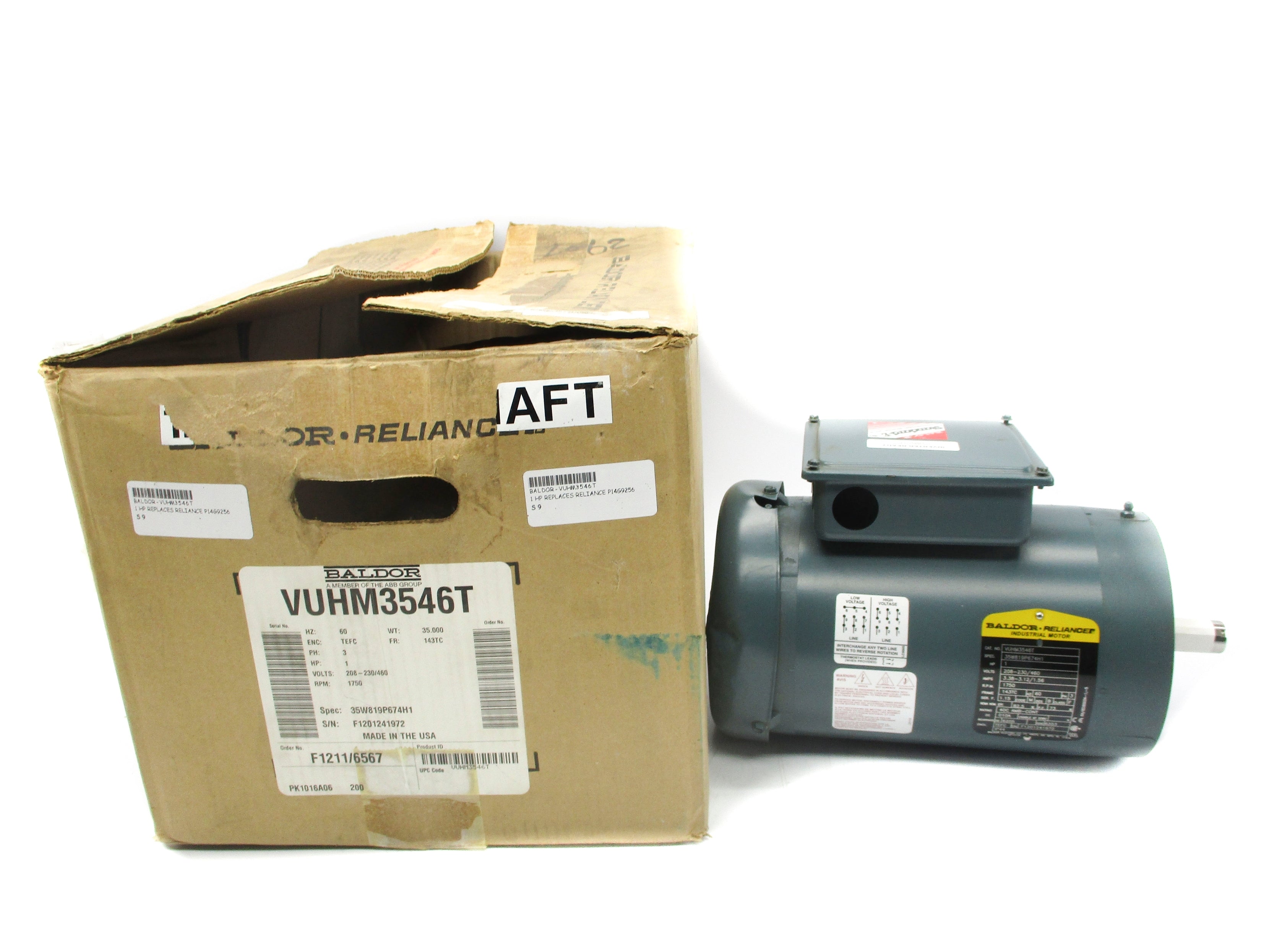 BALDOR VUHM3546T NSMP