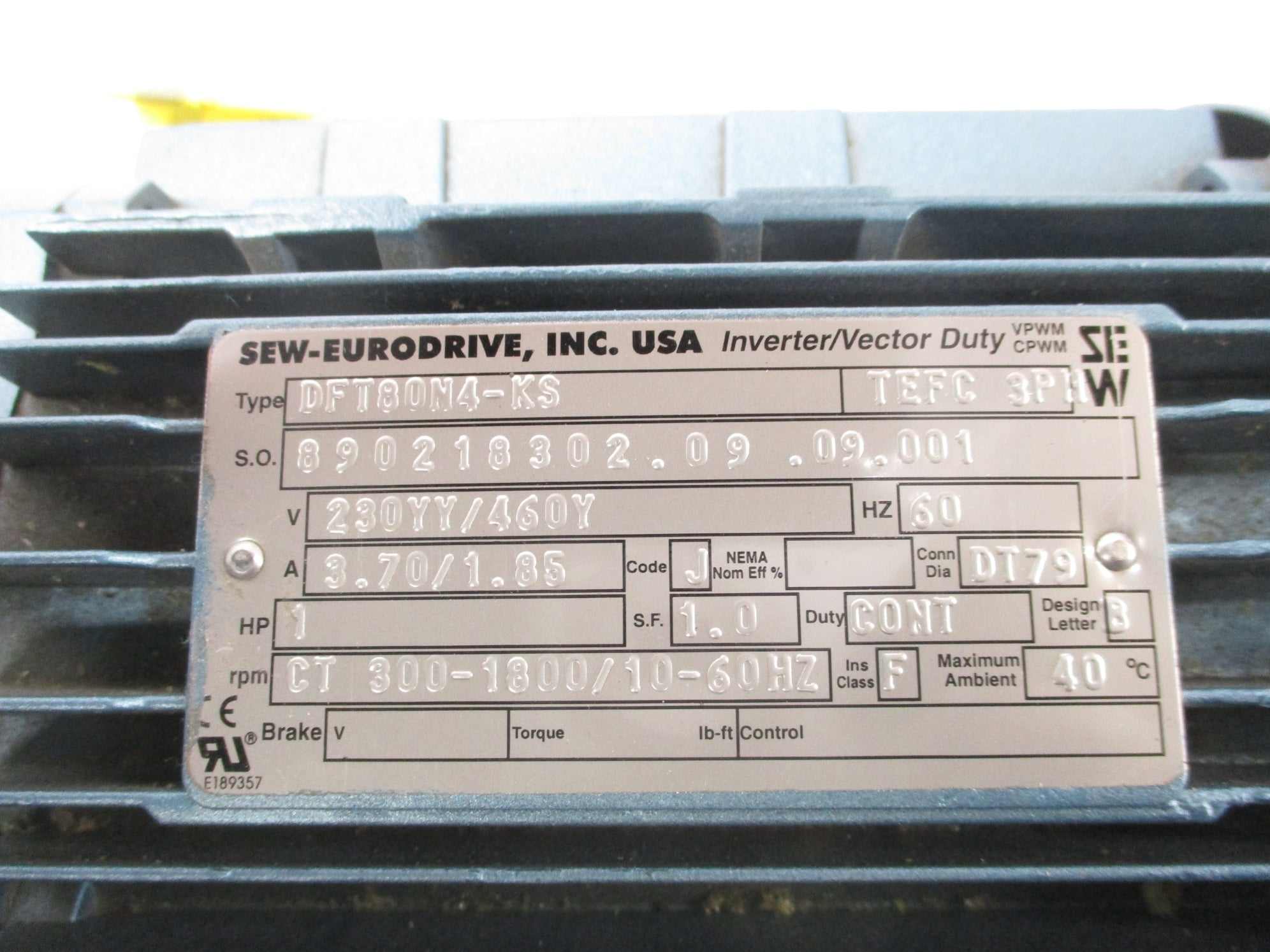 SEW EURODRIVE R37DT80N4-KS NSNP