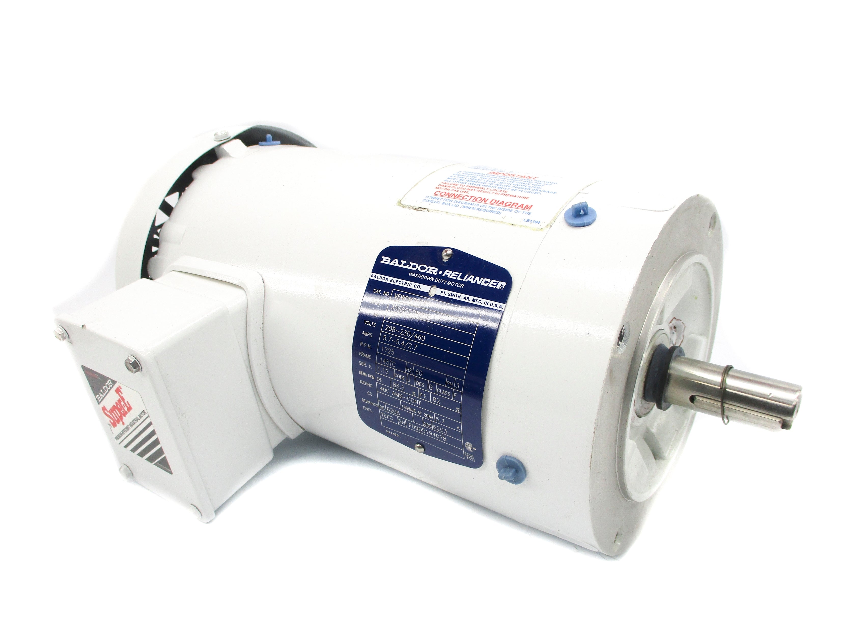 BALDOR VEWDM3558T NSNP