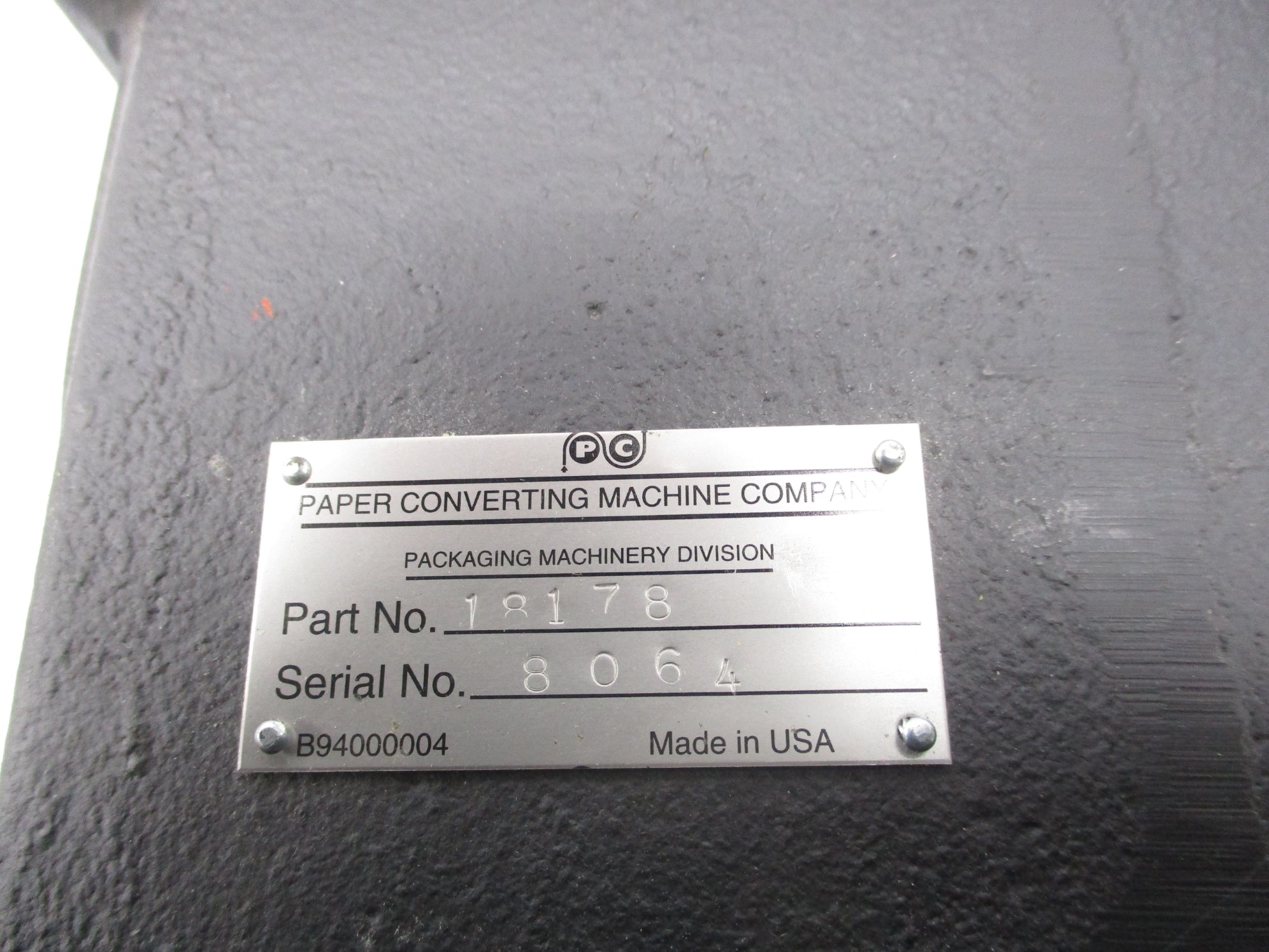PAPER CONVERTING MACHINE 18178 UNMP