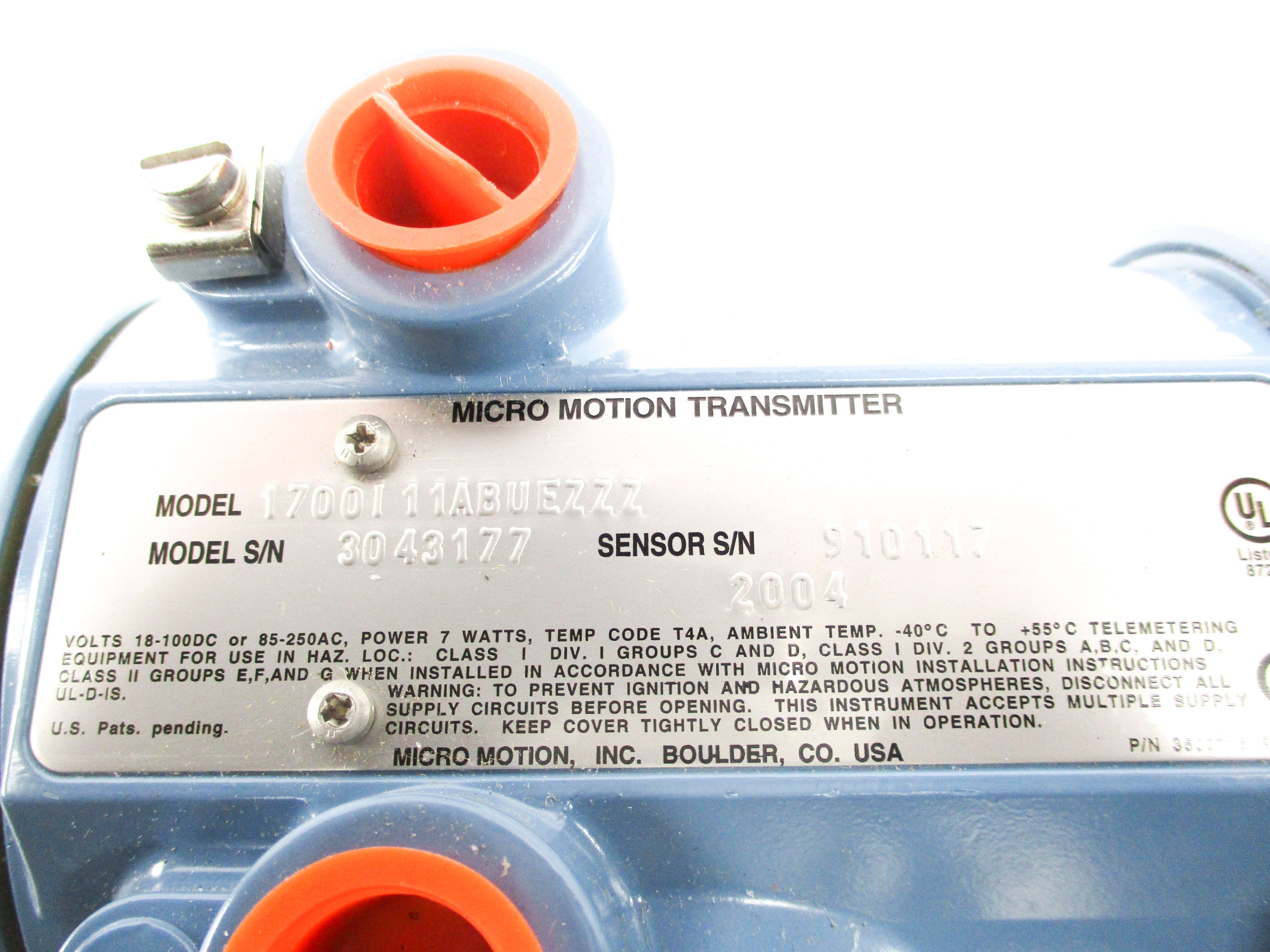 MICROMOTION T075F623SCAUEZZZZ NSNP