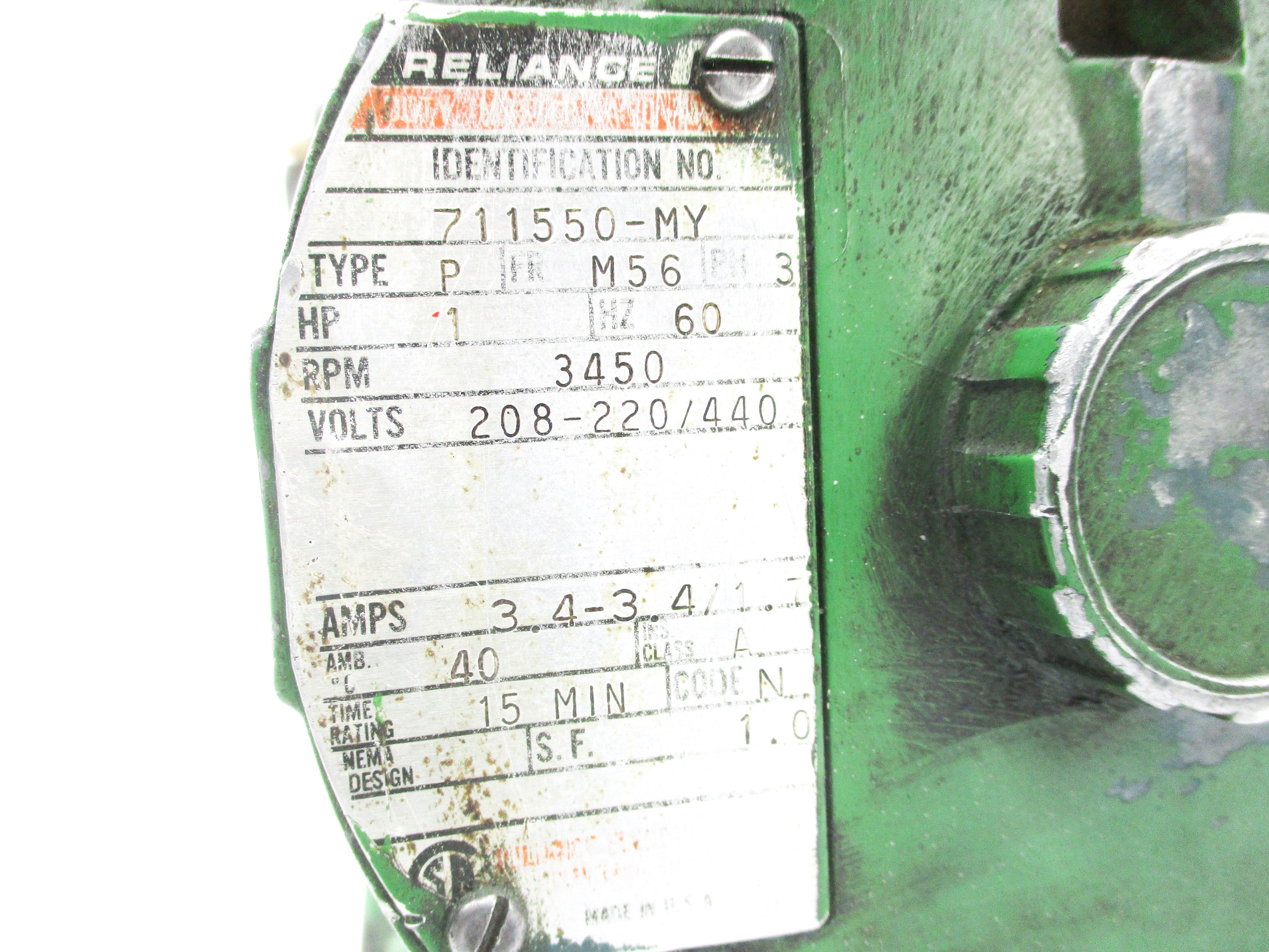 RELIANCE ELECTRIC 711550-MY UNMP