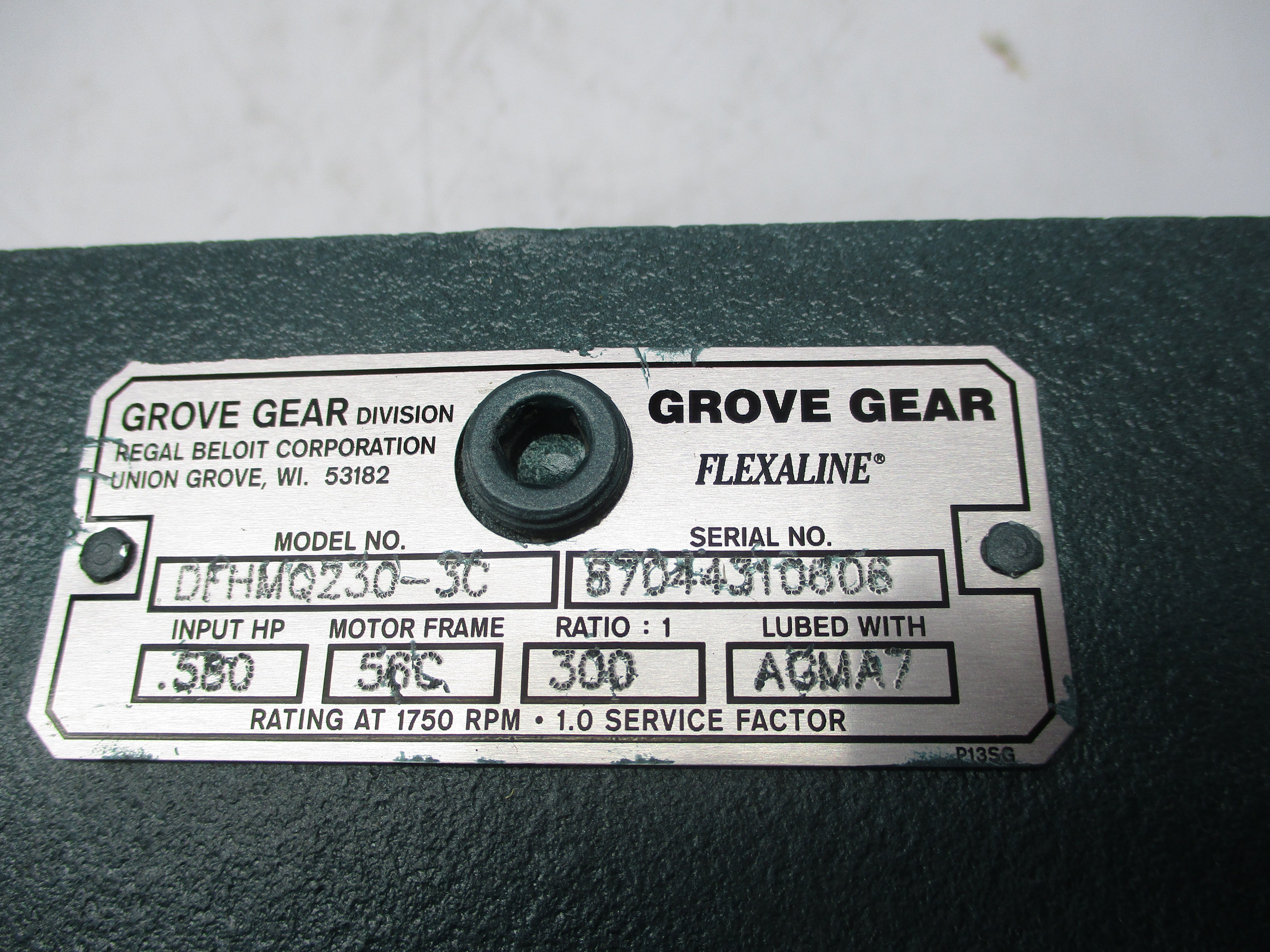 GROVE GEAR DFHMQ230-3C NSNP
