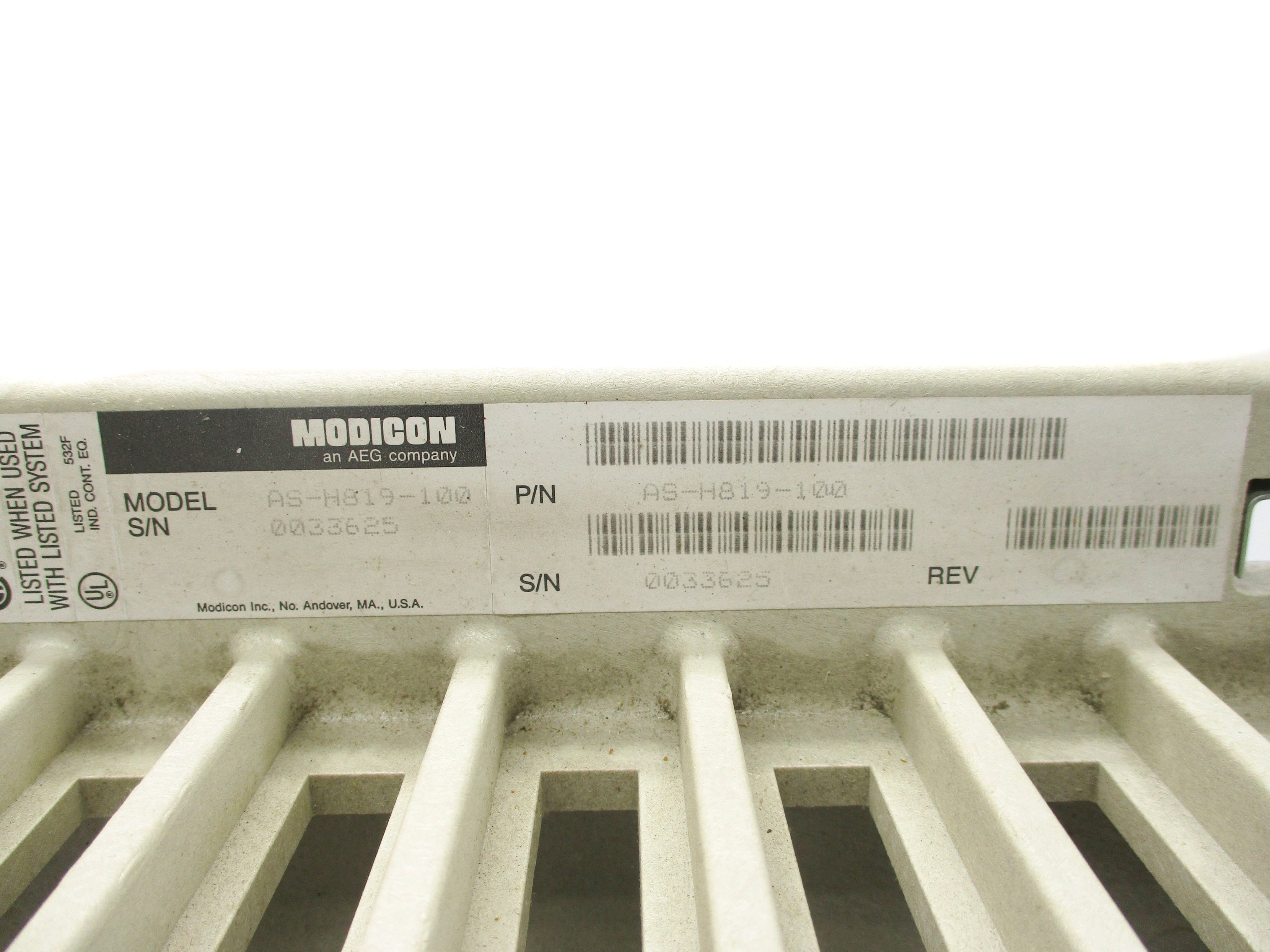 MODICON AS-H819-100 UNMP