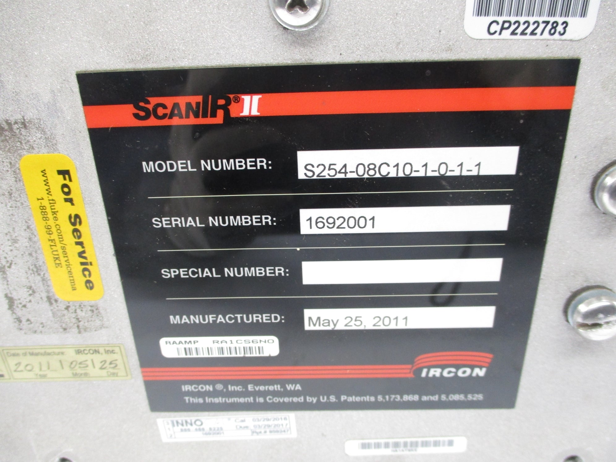 IRCON S254-08C10-1-0-1-1 UNMP