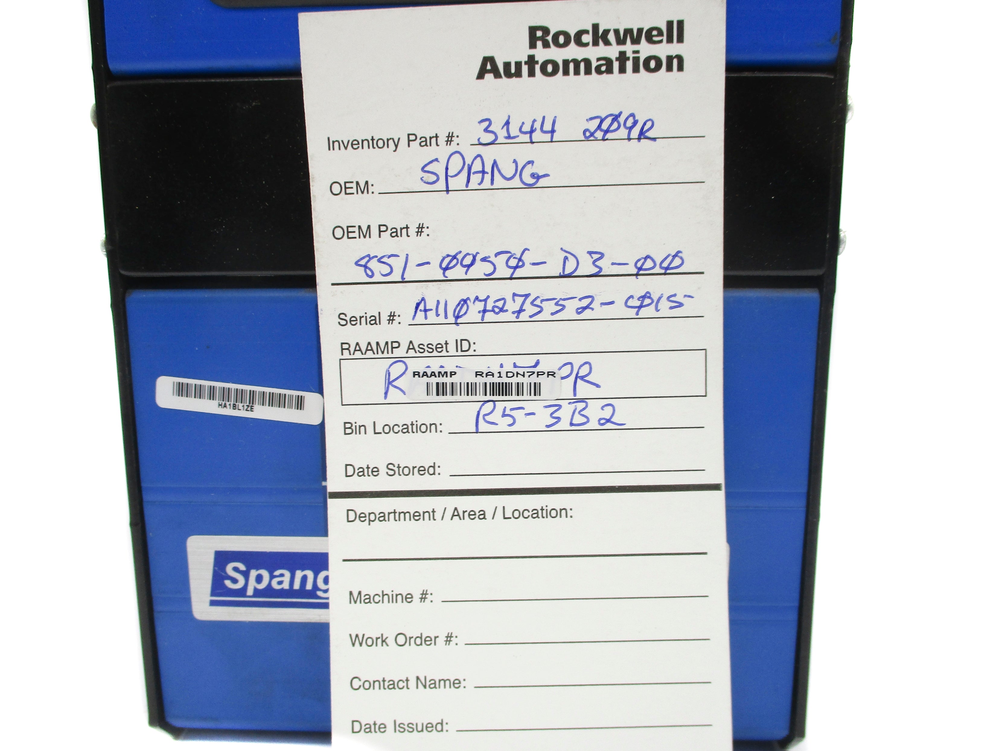 SPANG POWER ELECTRONICS 851-0050-D3-00 85-265VAC 0-50A REMAN