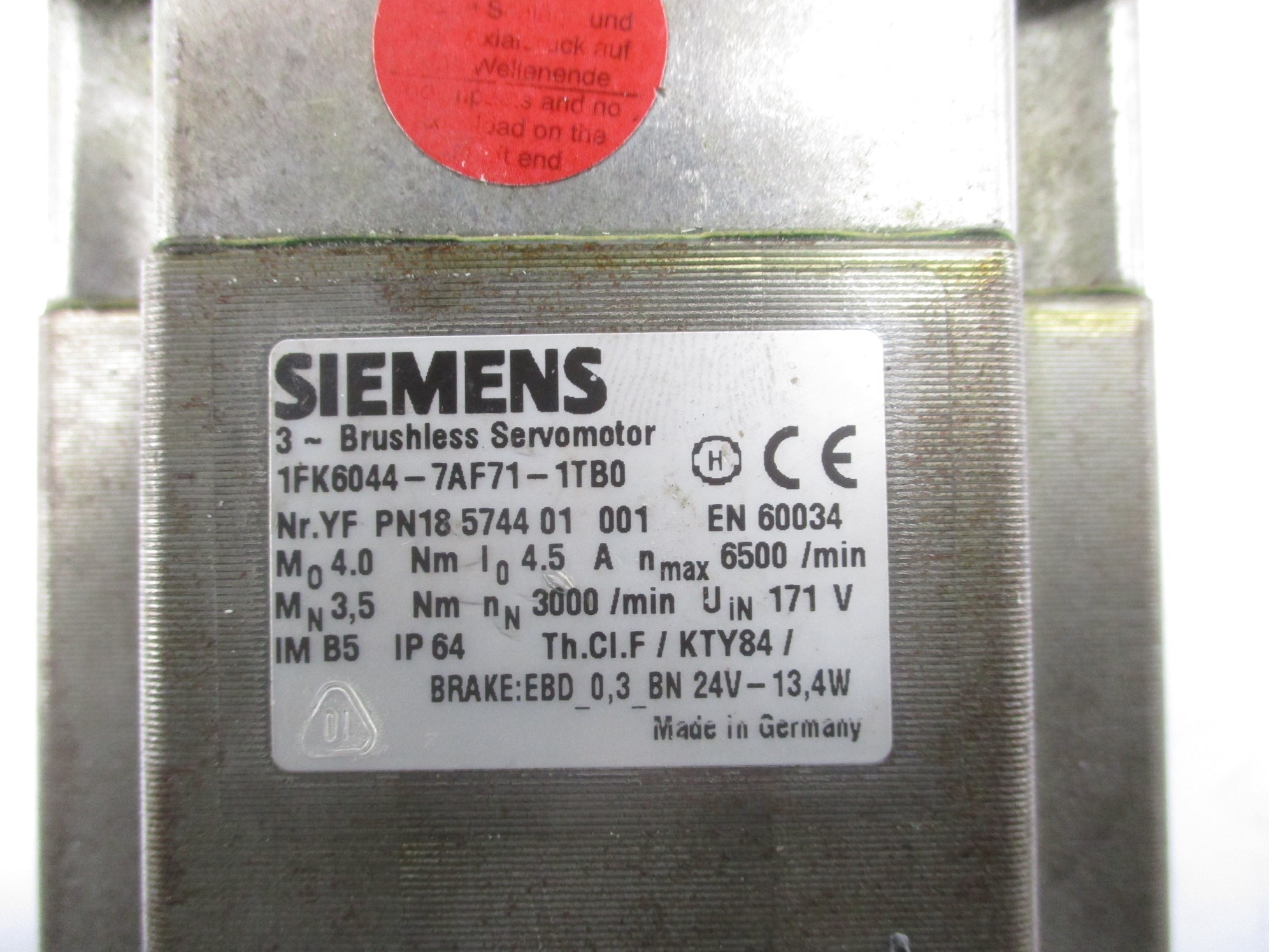SIEMENS 1FK6044-7AF71-1TB0 UNMP