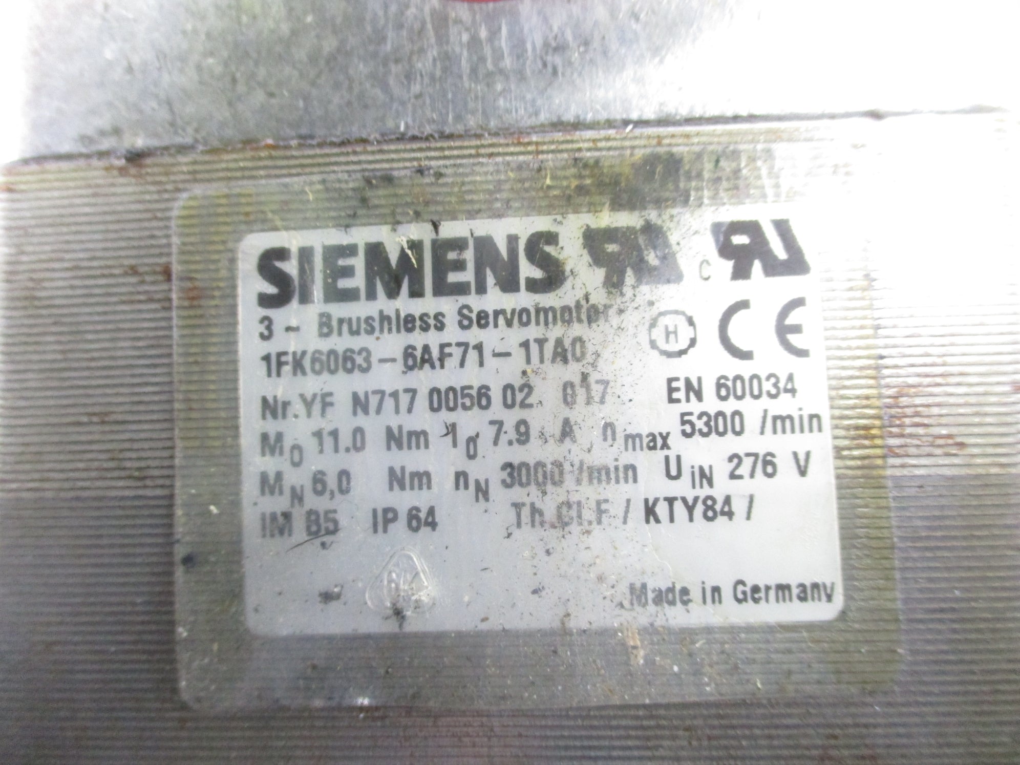 SIEMENS 1FK6063-6AF71-1TA0 UNMP