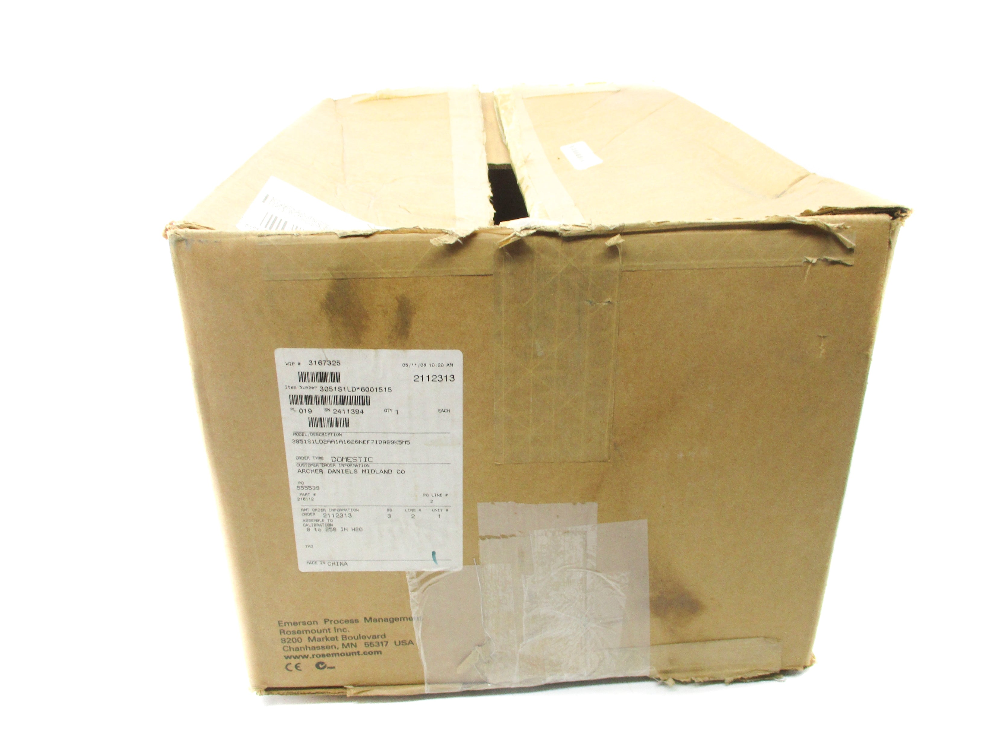 ROSEMOUNT 3051S1LD2AA1A1020NEF71DA60K5M5 275PSI NSMP