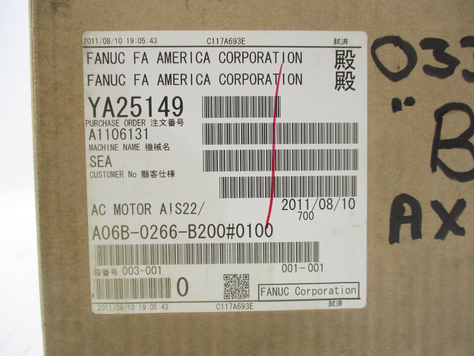 FANUC A06B-0266-B200#0100 NSFS