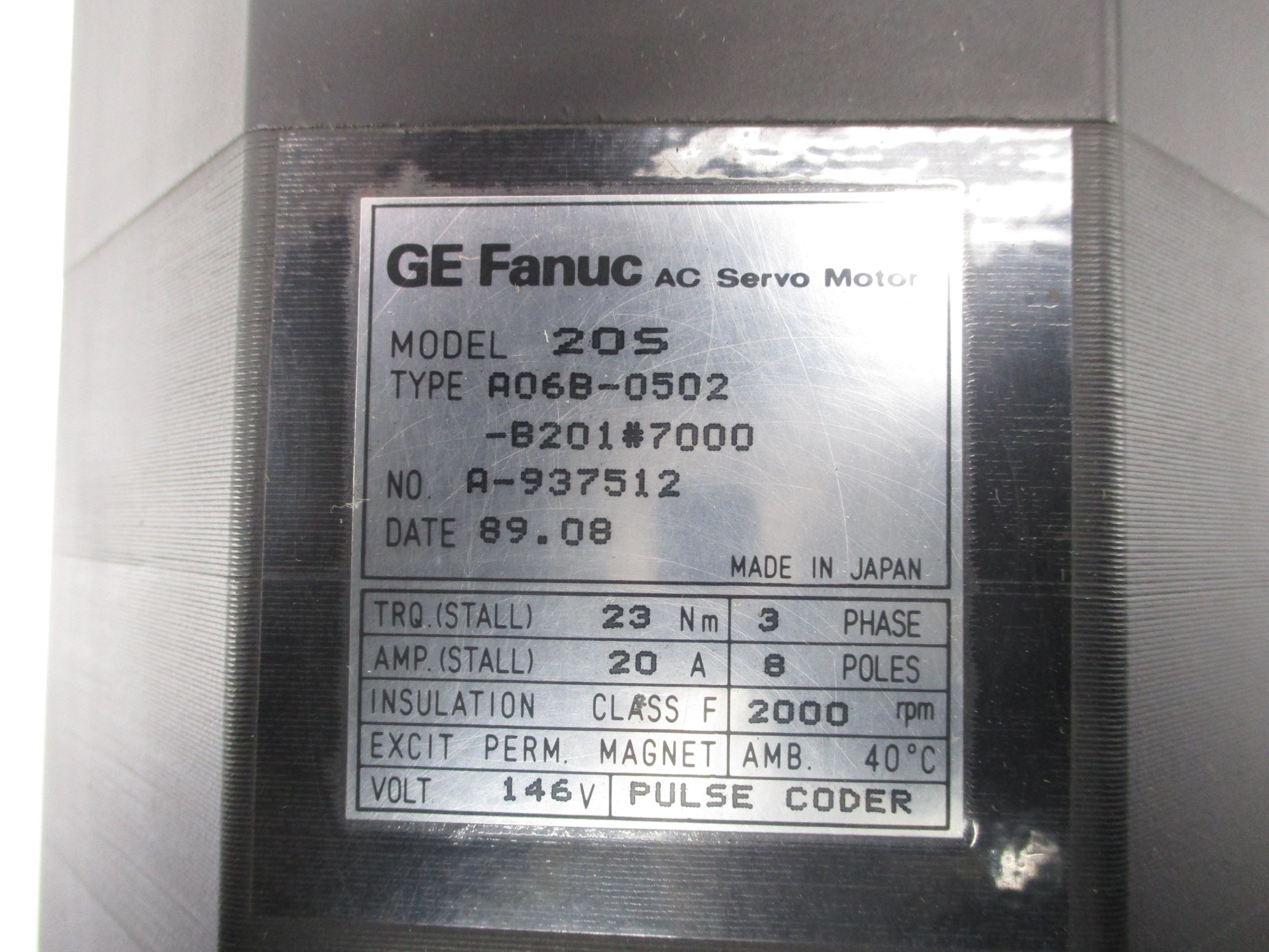 GE FANUC A06B-0502-B201#7000 NSNP