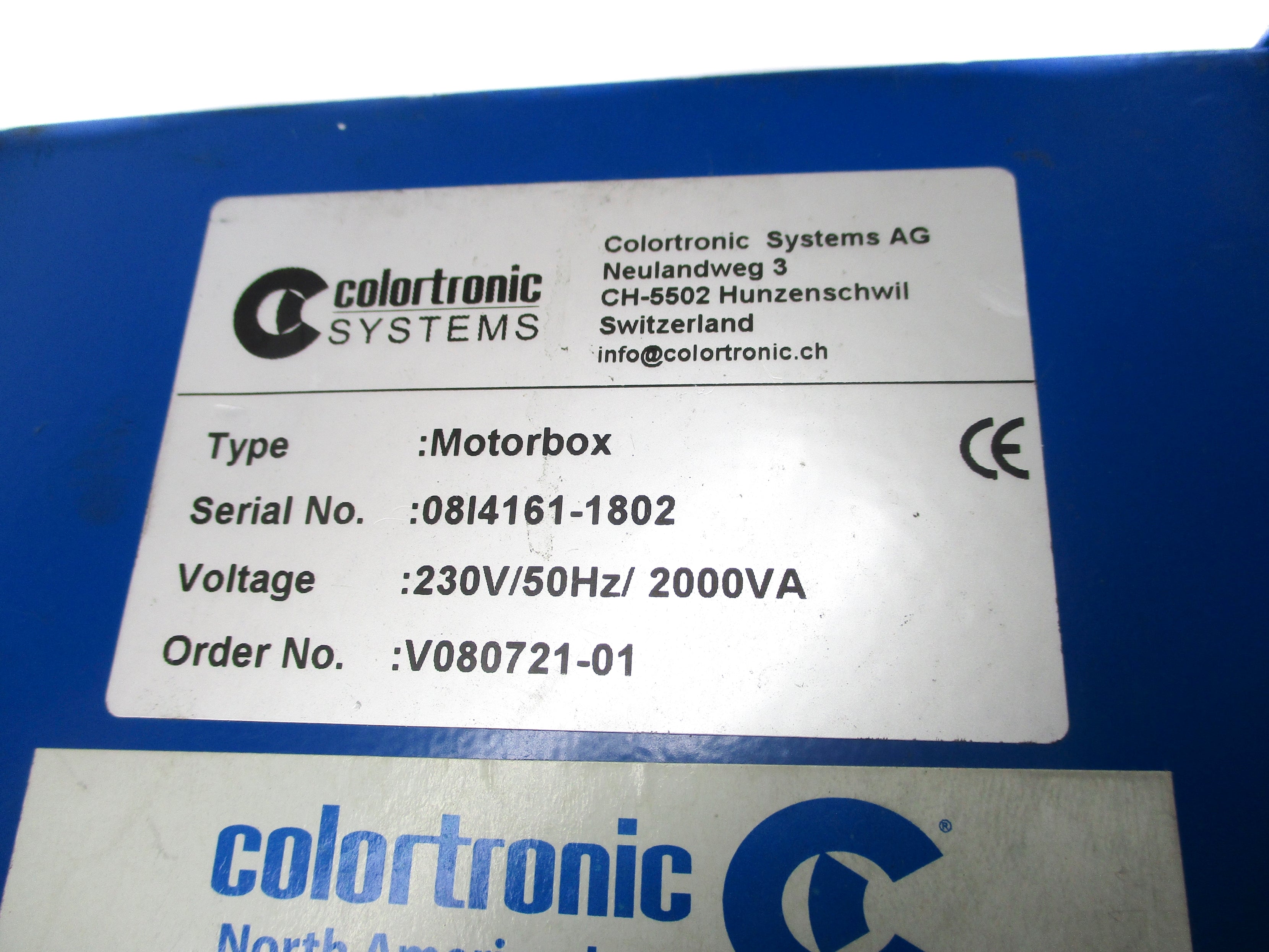 COLORTRONIC V080721-01 UNMP