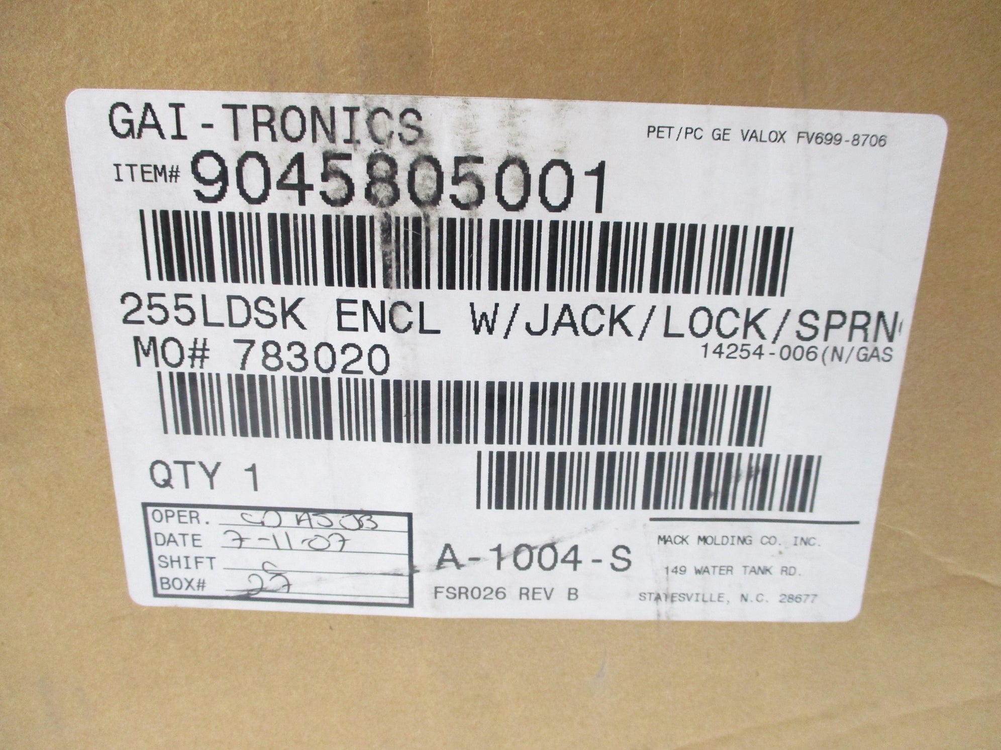 GAI TRONICS 9045805001 NSMP