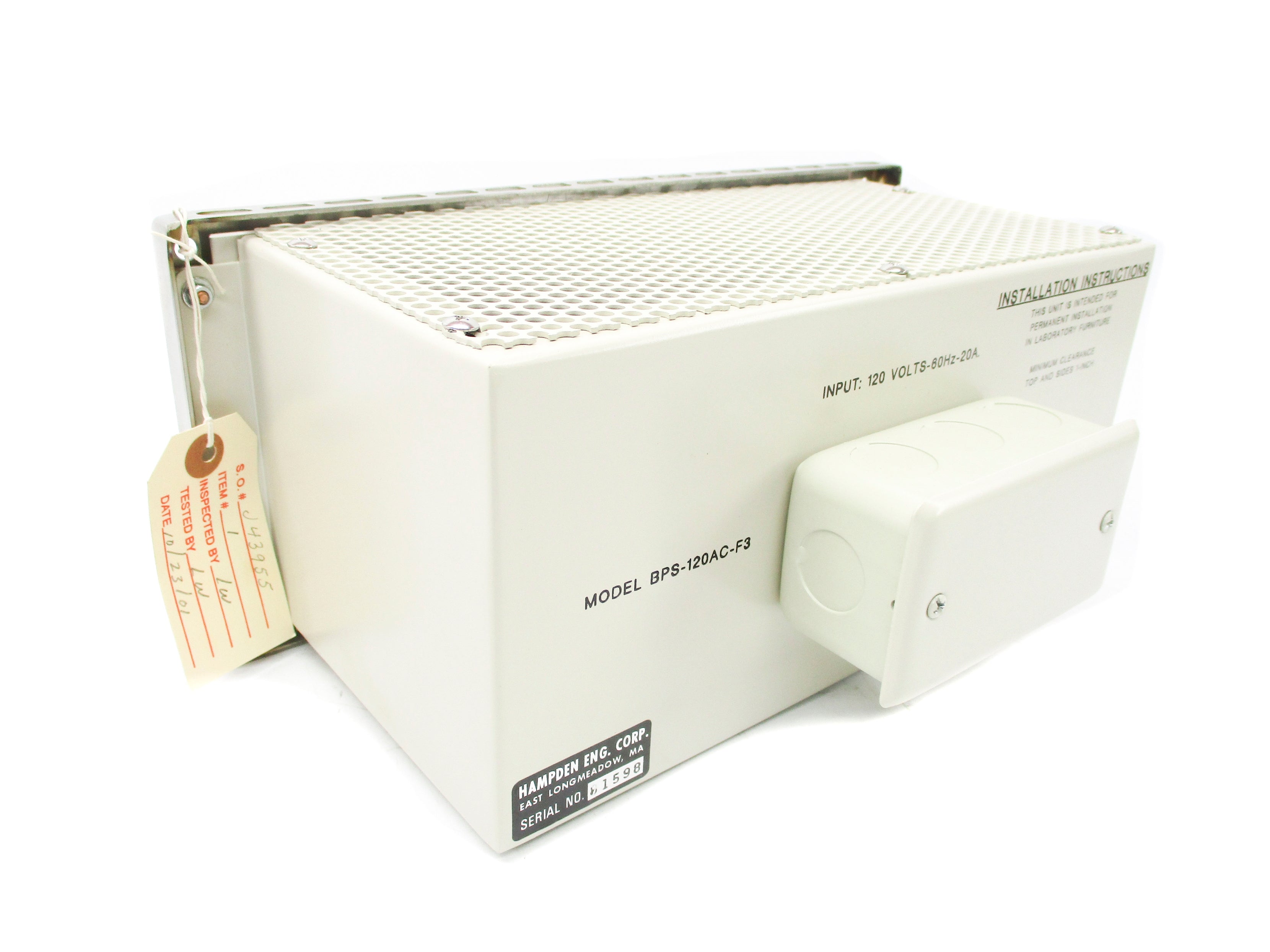 HAMPDEN BPS-120AC-F3 NSMP