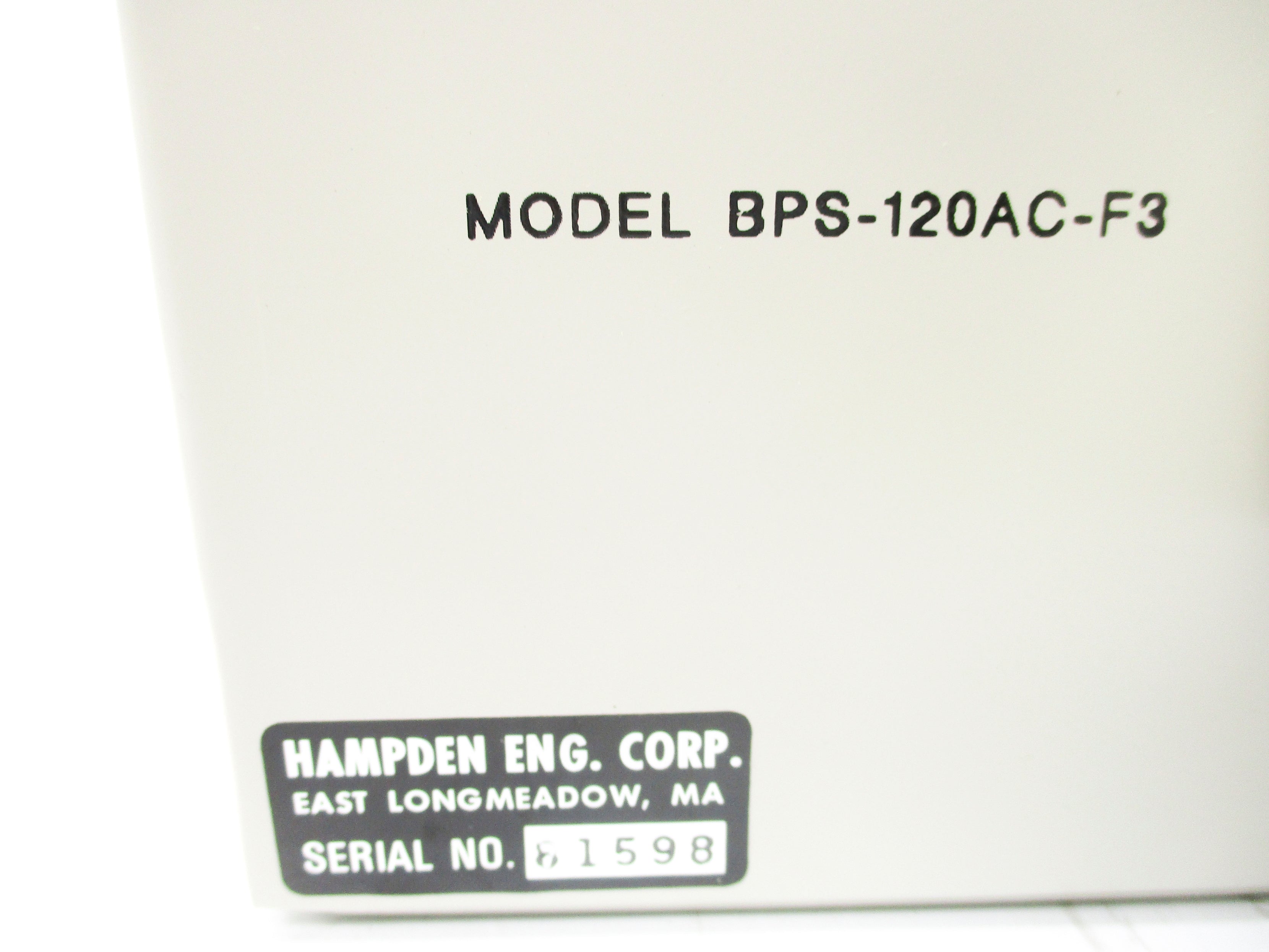 HAMPDEN BPS-120AC-F3 NSMP