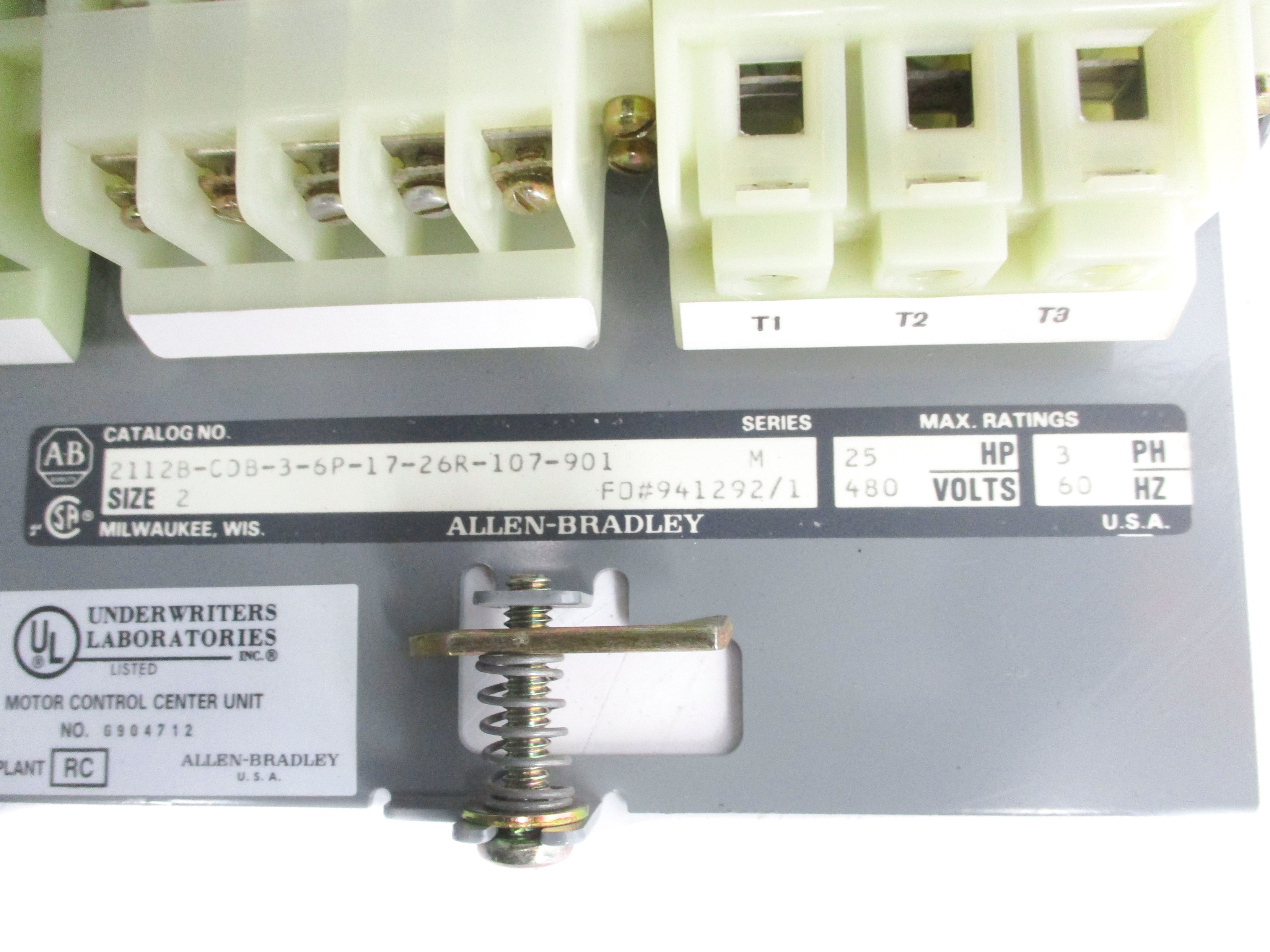 INDUSTRIAL SPARE PART 2112B-CDB-3-6P-17-26R-107-901 SER. M NSNP