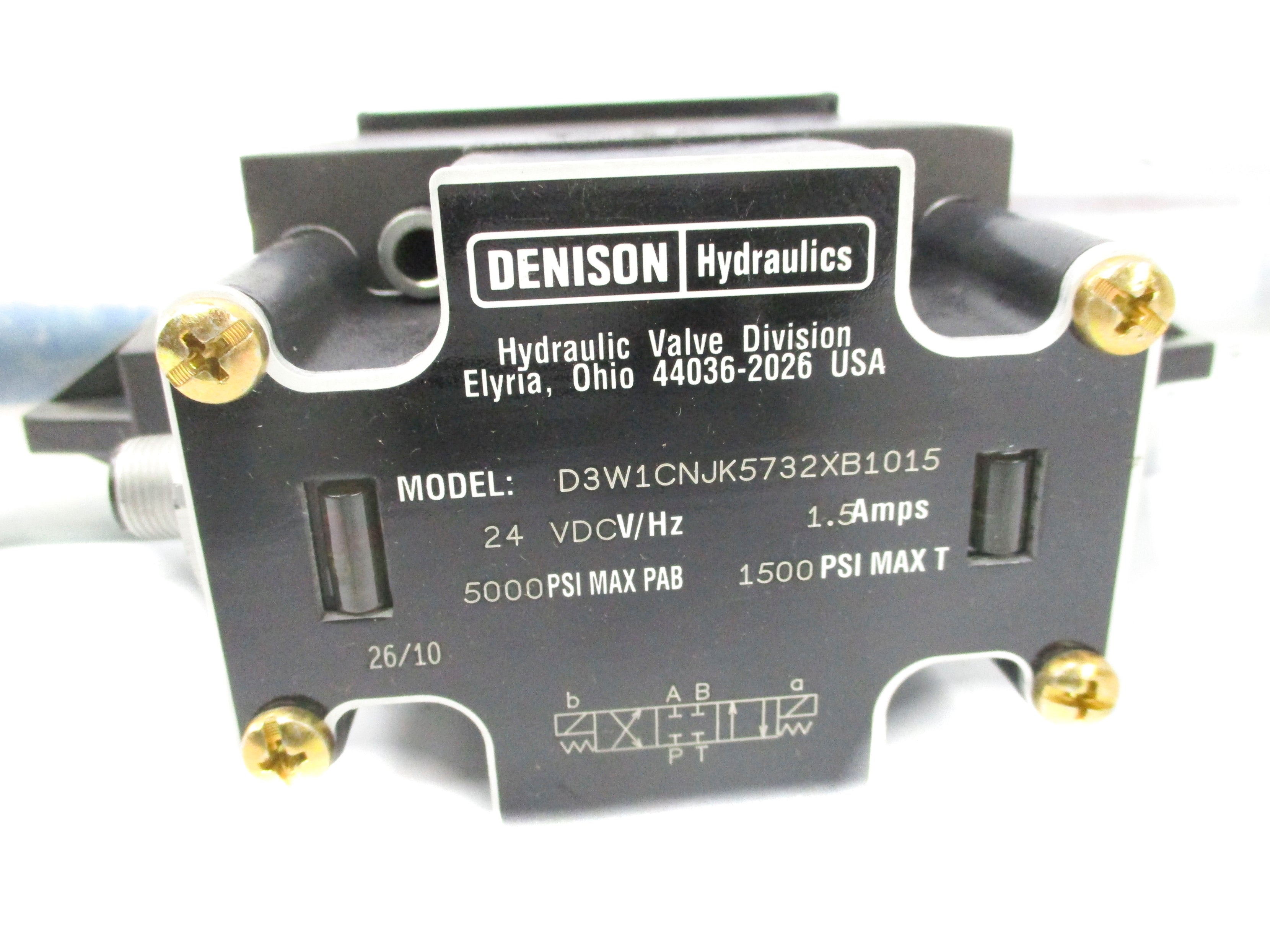 DENISON HYDRAULICS D3W1CNJK5732XB1015 24VDC 5000PSI NSNP