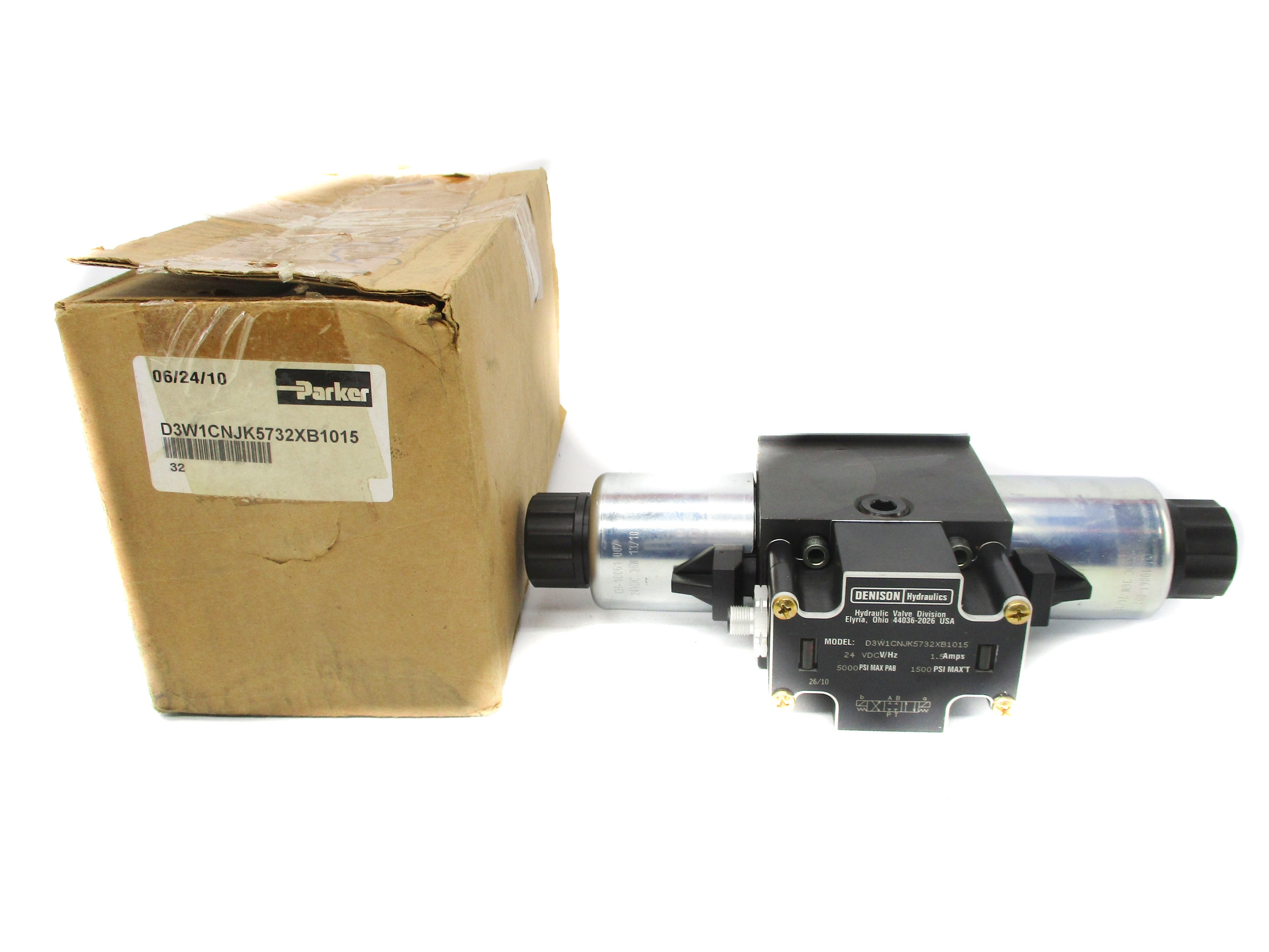 PARKER D3W1CNJK5732XB1015 24VDC 5000PSI NSMP