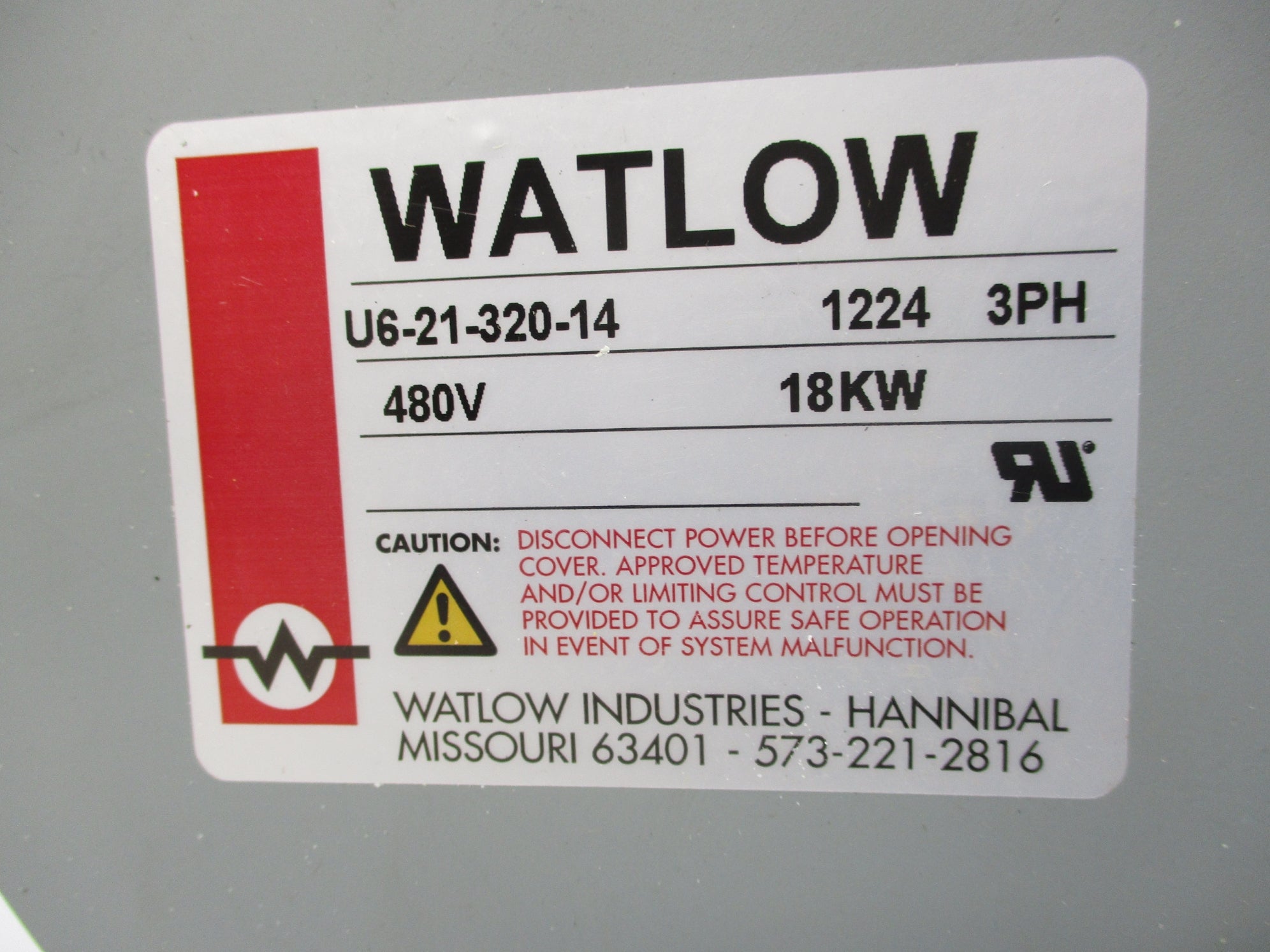 WATLOW U6-21-320-14 NSNP