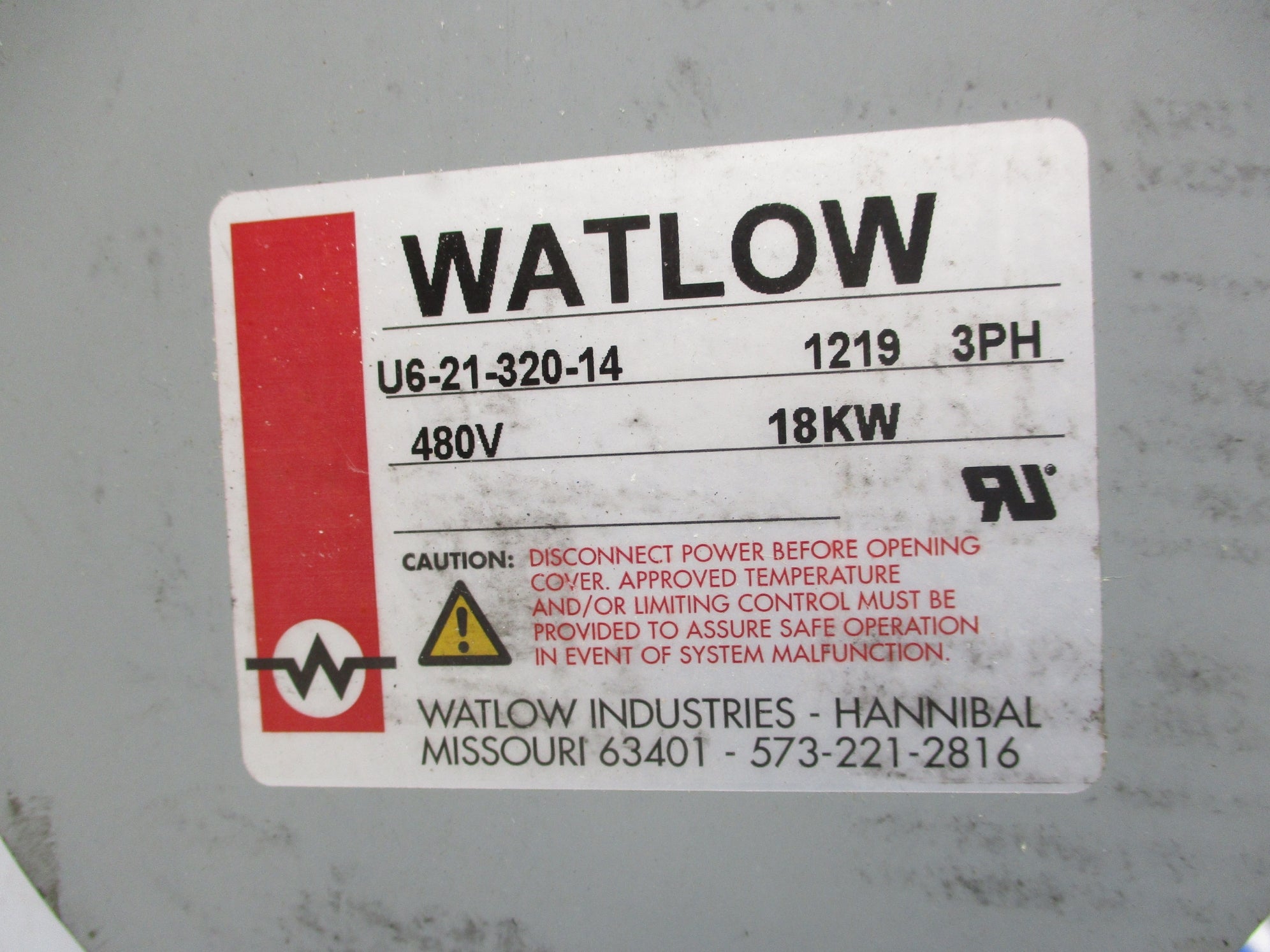 WATLOW U6-21-320-14 (AS PICTURED) NSNP