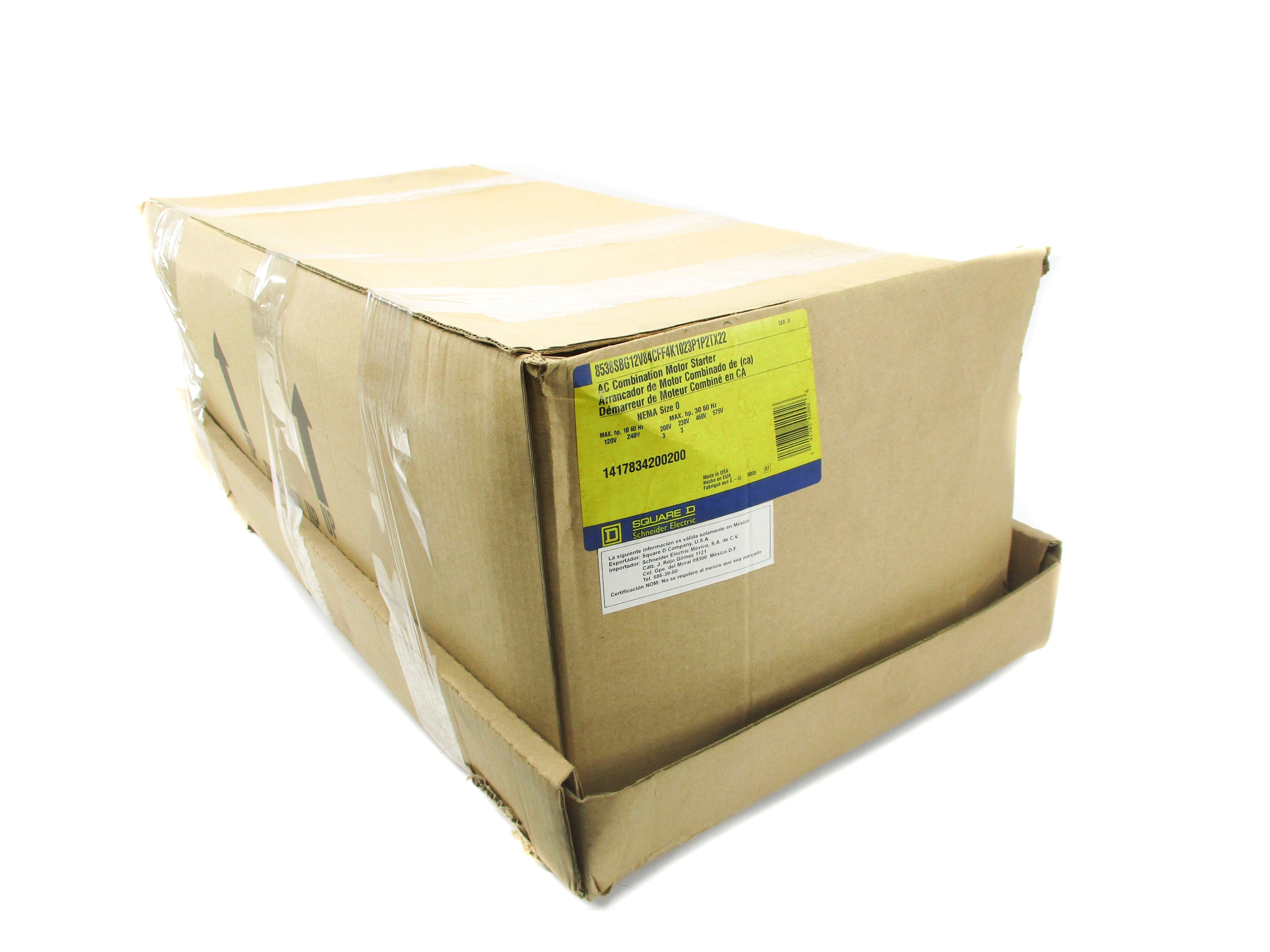 SQUARE D 8538SBG12V84CFF4K1023P1P2TX22 SER. D NSMP
